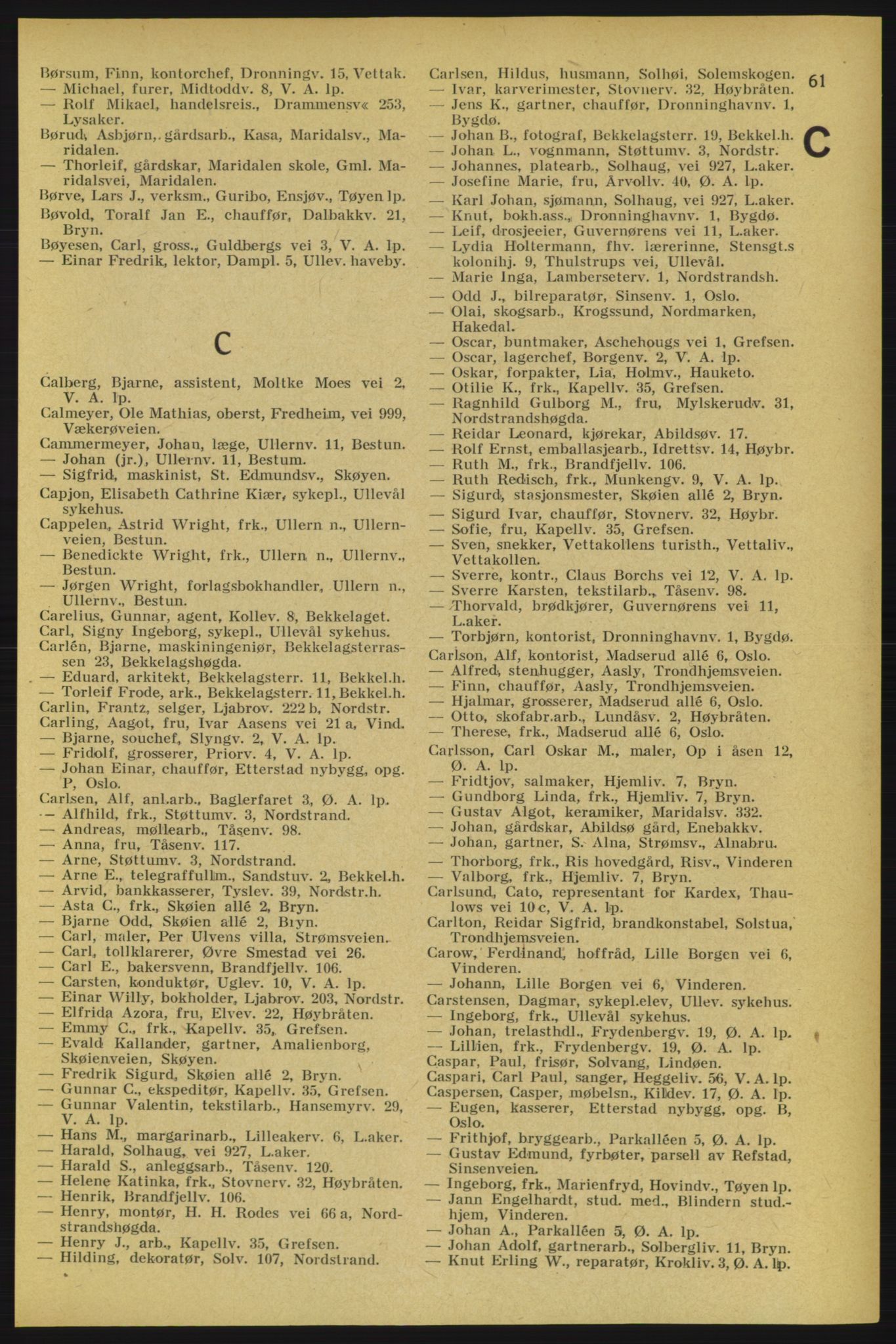 Aker adressebok/adressekalender, PUBL/001/A/005: Aker adressebok, 1934-1935, s. 61