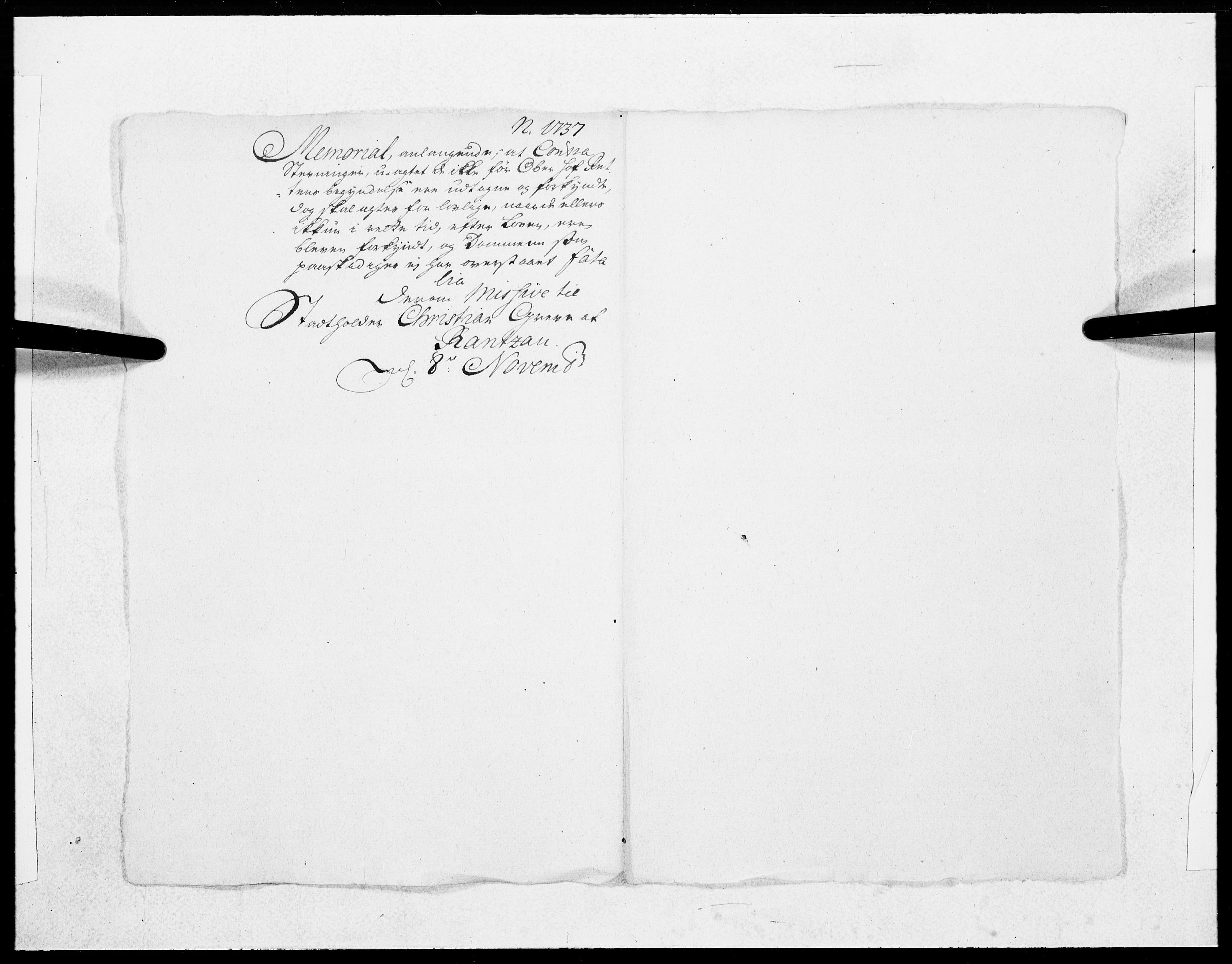 Danske Kanselli 1572-1799, AV/RA-EA-3023/F/Fc/Fcc/Fcca/L0125: Norske innlegg 1572-1799, 1737, s. 453