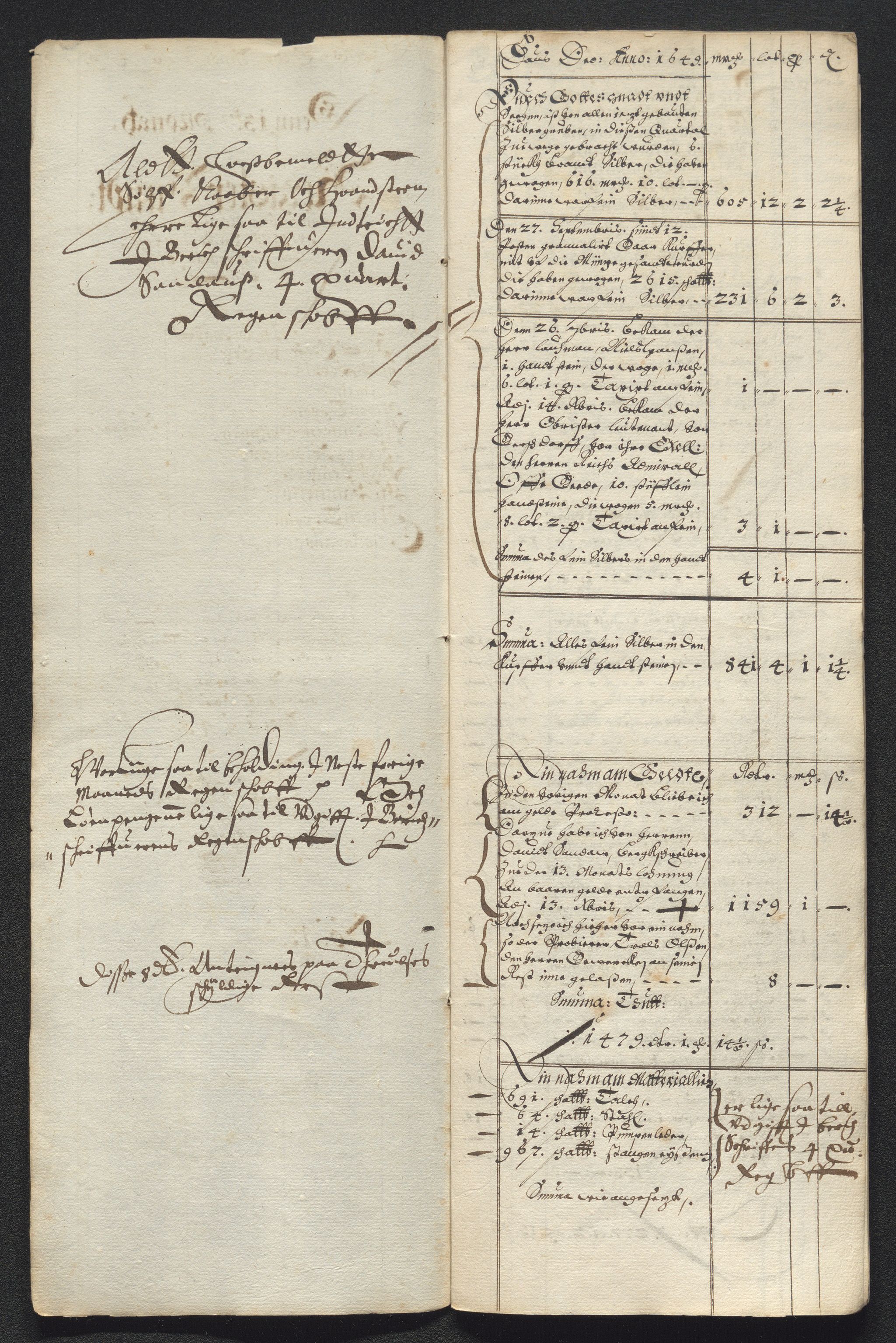 Kongsberg Sølvverk 1623-1816, SAKO/EA-3135/001/D/Dc/Dcd/L0023: Utgiftsregnskap for gruver m.m., 1649, s. 554