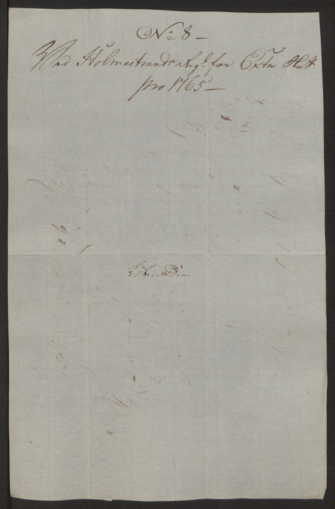 Rentekammeret inntil 1814, Reviderte regnskaper, Byregnskaper, AV/RA-EA-4066/R/Rh/L0163/0001: [H4] Kontribusjonsregnskap / Ekstraskatt, Holmestrand, 1762-1772, s. 213