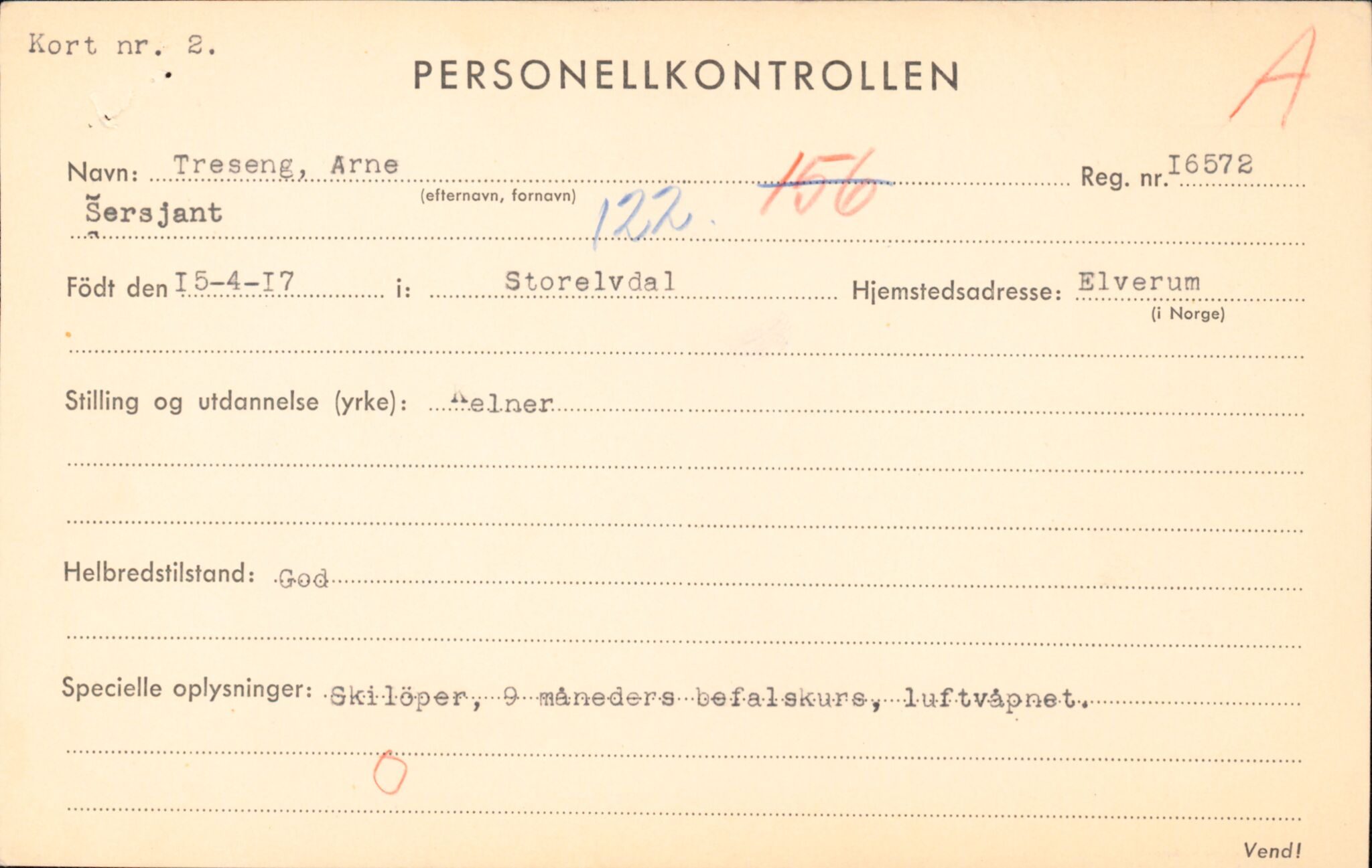 Forsvaret, Forsvarets overkommando/Luftforsvarsstaben, AV/RA-RAFA-4079/P/Pa/L0052: Personellpapirer, 1917, s. 403