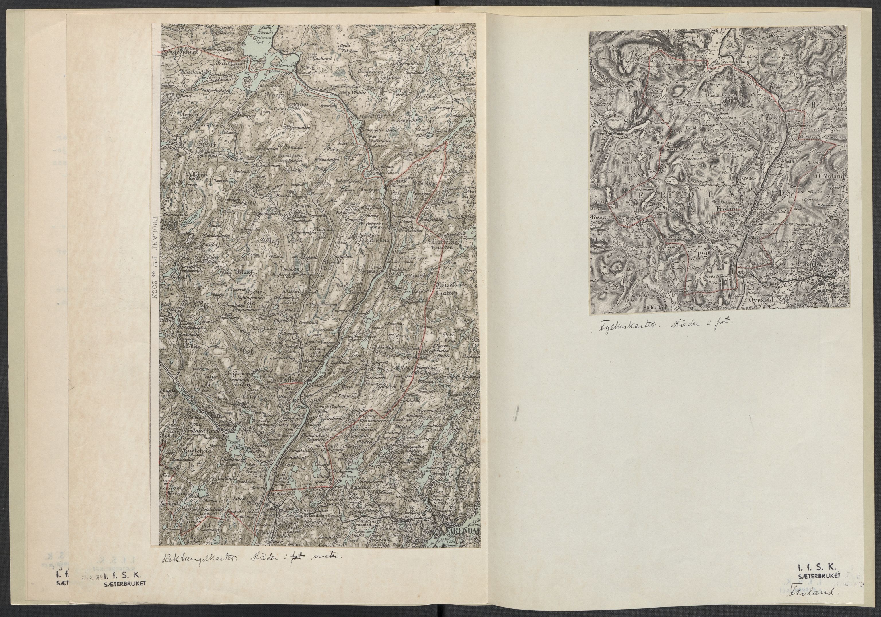 Instituttet for sammenlignende kulturforskning, AV/RA-PA-0424/F/Fc/L0008/0001: Eske B8: / Aust-Agder (perm XIX), 1932-1938