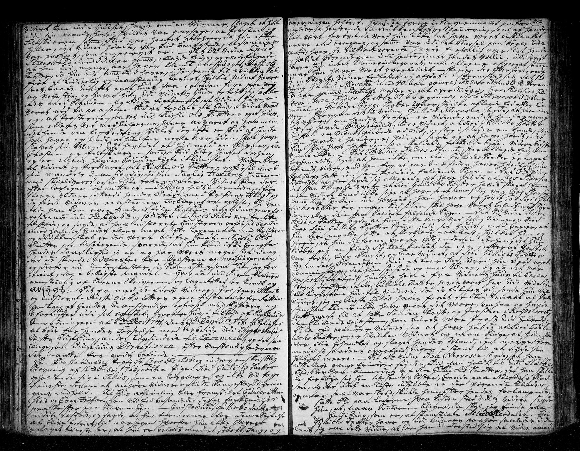 Eiker, Modum og Sigdal sorenskriveri, SAKO/A-123/F/Fa/Fac/L0007: Tingbok, 1762-1768, s. 202