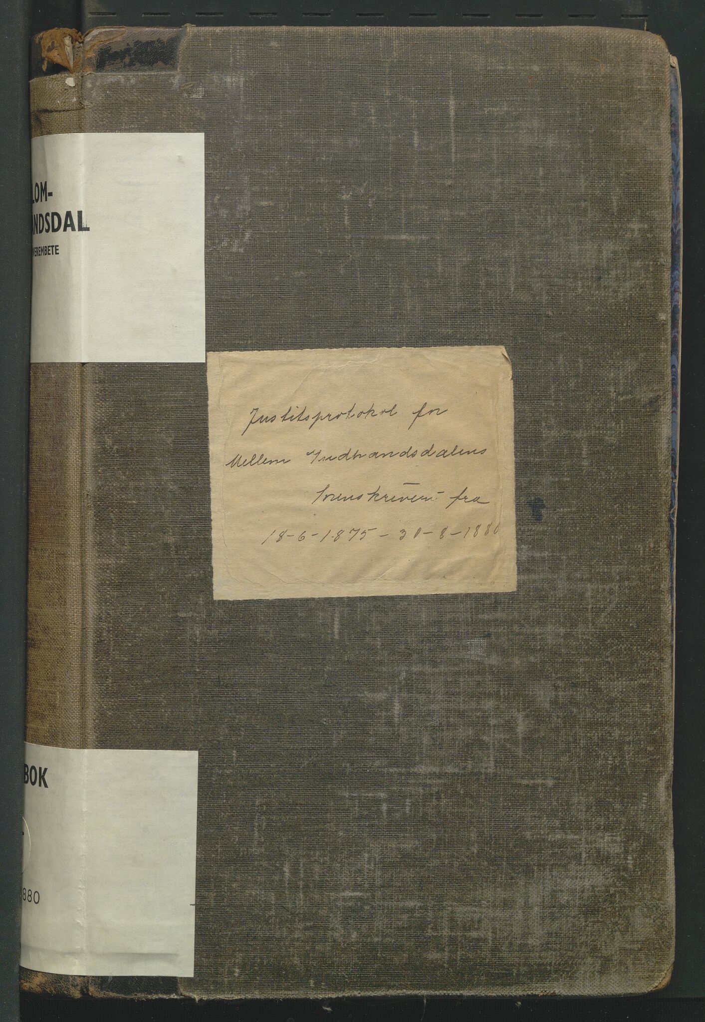Mellom-Gudbrandsdal sorenskriveri, SAH/TING-038/G/Gb/L0005: Tingbok, 1875-1880