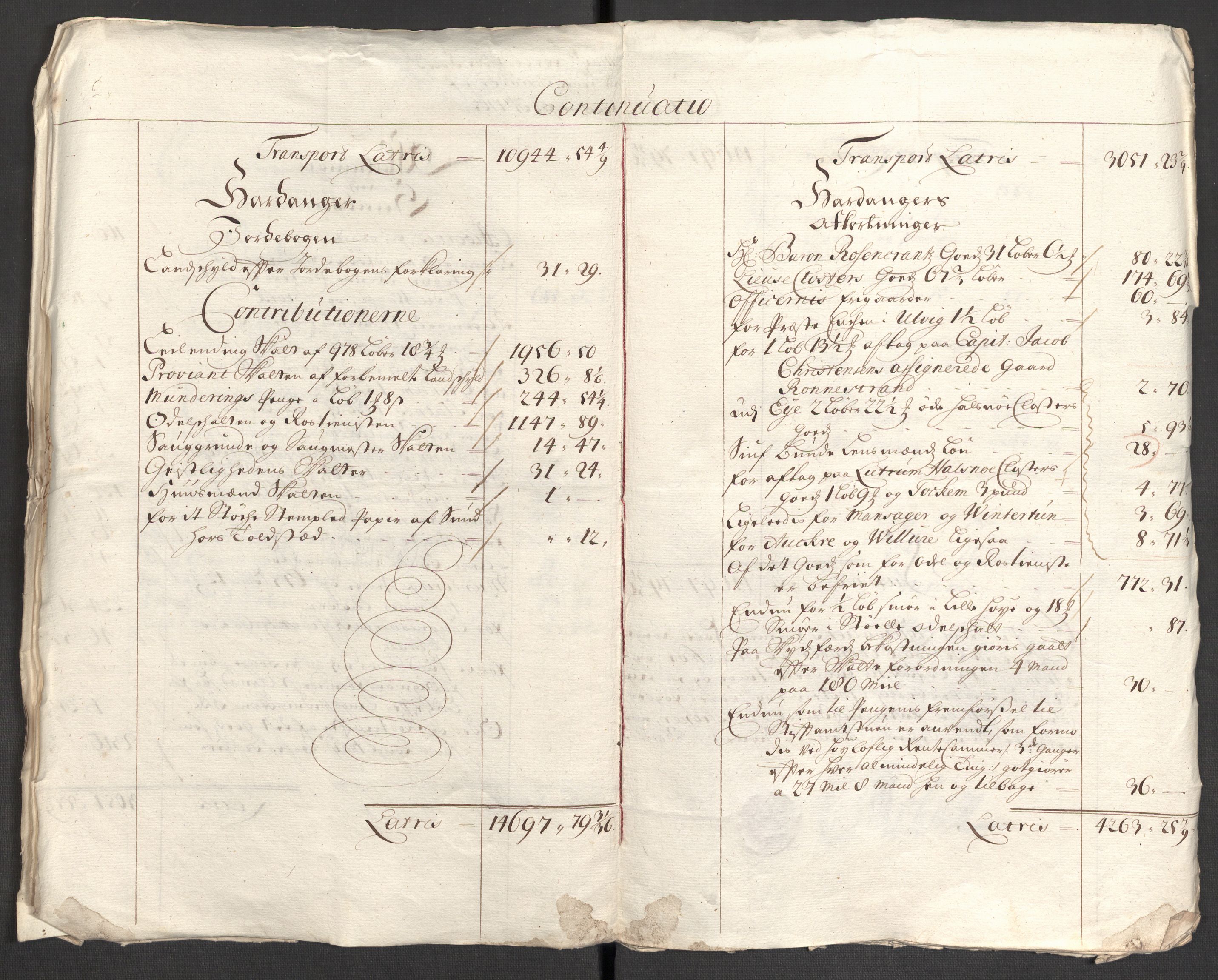 Rentekammeret inntil 1814, Reviderte regnskaper, Fogderegnskap, AV/RA-EA-4092/R48/L2983: Fogderegnskap Sunnhordland og Hardanger, 1705, s. 11