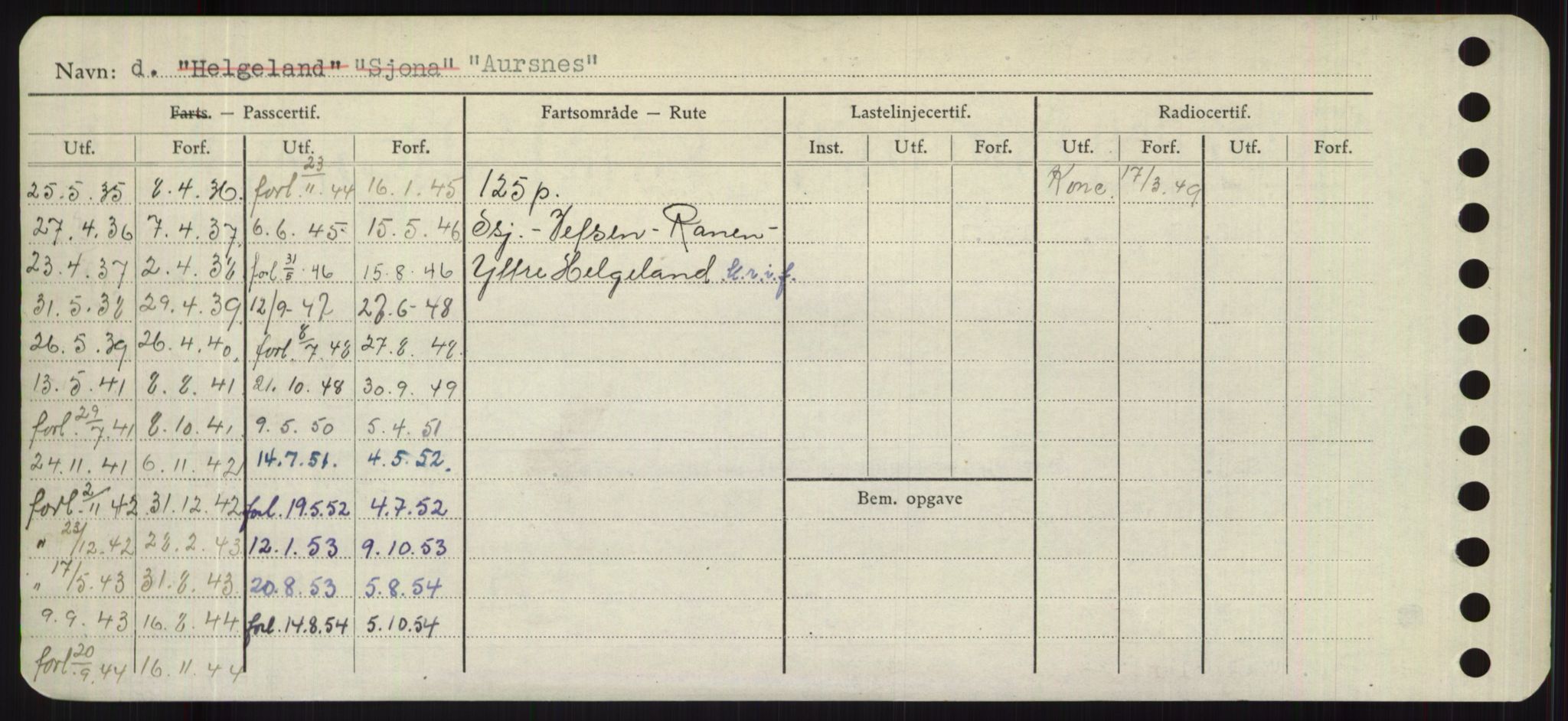 Sjøfartsdirektoratet med forløpere, Skipsmålingen, RA/S-1627/H/Hd/L0002: Fartøy, Apa-Axe, s. 464