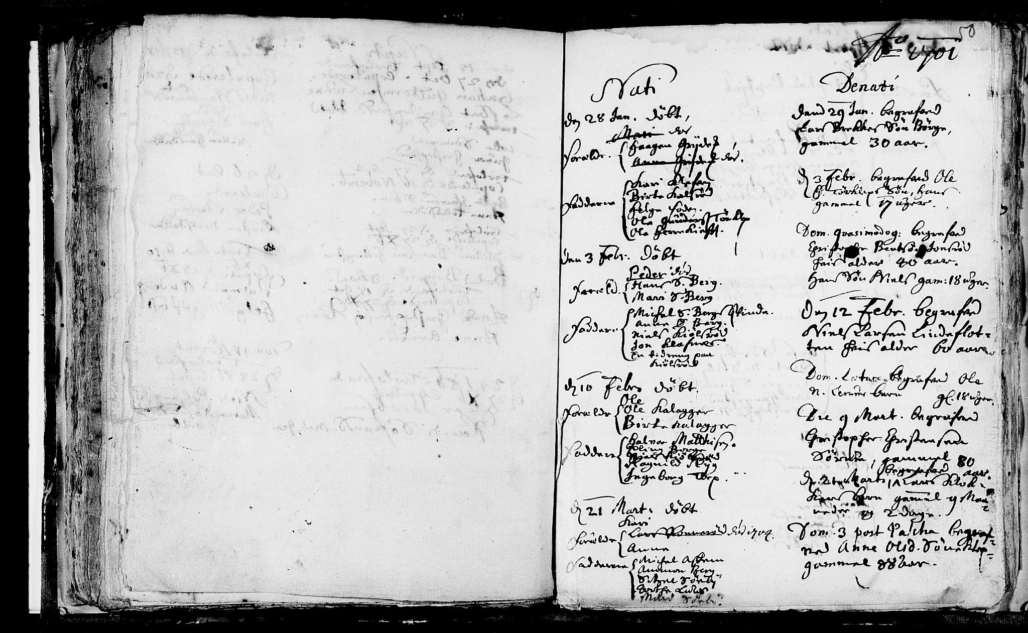 Våle kirkebøker, AV/SAKO-A-334/F/Fa/L0001: Ministerialbok nr. I 1, 1693-1704, s. 50