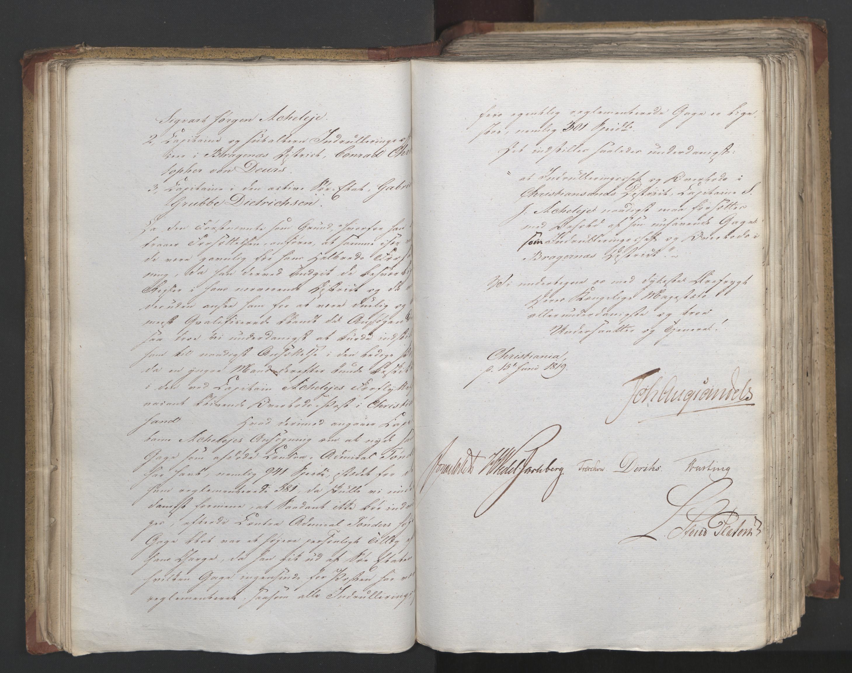 Statsrådsavdelingen i Stockholm, AV/RA-S-1003/D/Da/L0019: Regjeringsinnstillinger nr. 3856-4052, 1819, s. 53