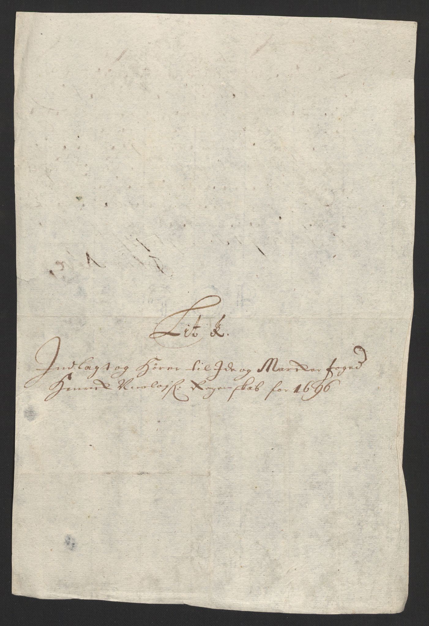 Rentekammeret inntil 1814, Reviderte regnskaper, Fogderegnskap, RA/EA-4092/R01/L0013: Fogderegnskap Idd og Marker, 1696-1698, s. 144
