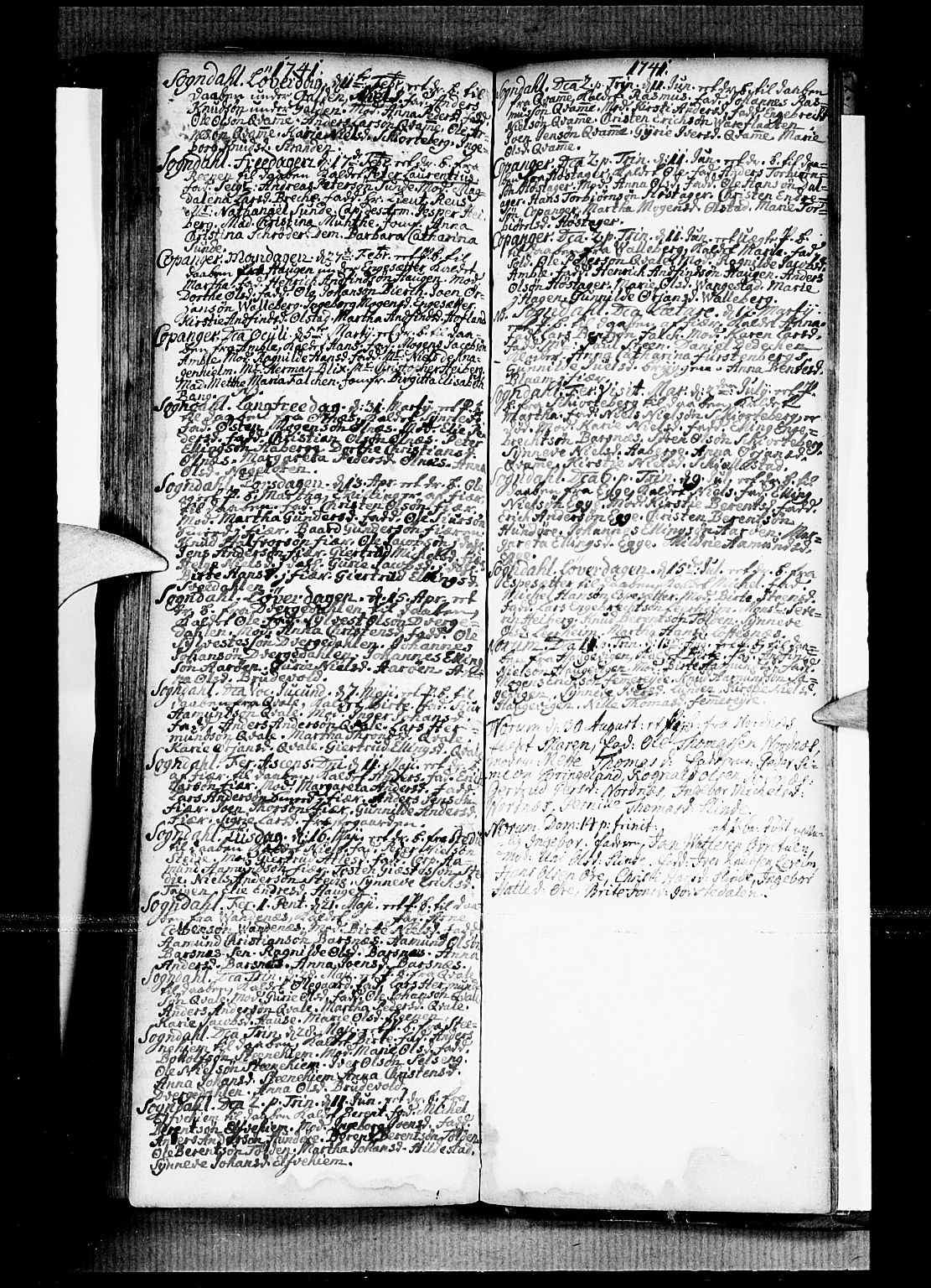 Sogndal sokneprestembete, SAB/A-81301/H/Haa/Haaa/L0002: Ministerialbok nr. A 2, 1725-1741, s. 104