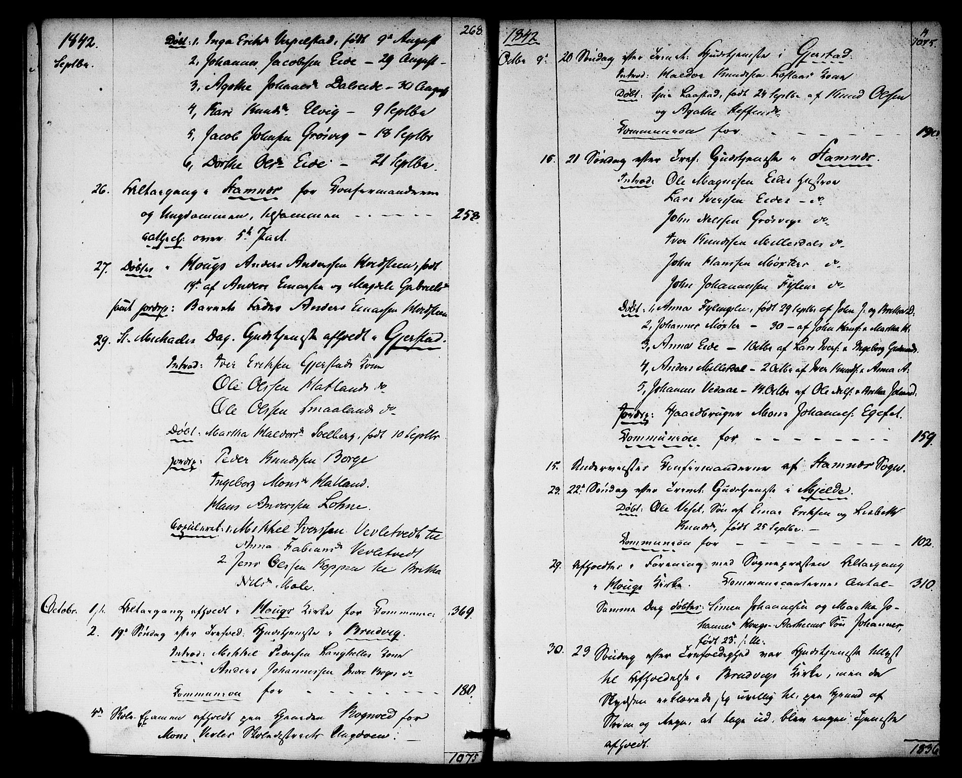 Haus sokneprestembete, AV/SAB-A-75601: Residerende kapellans bok nr. A 2, 1841-1850, s. 14