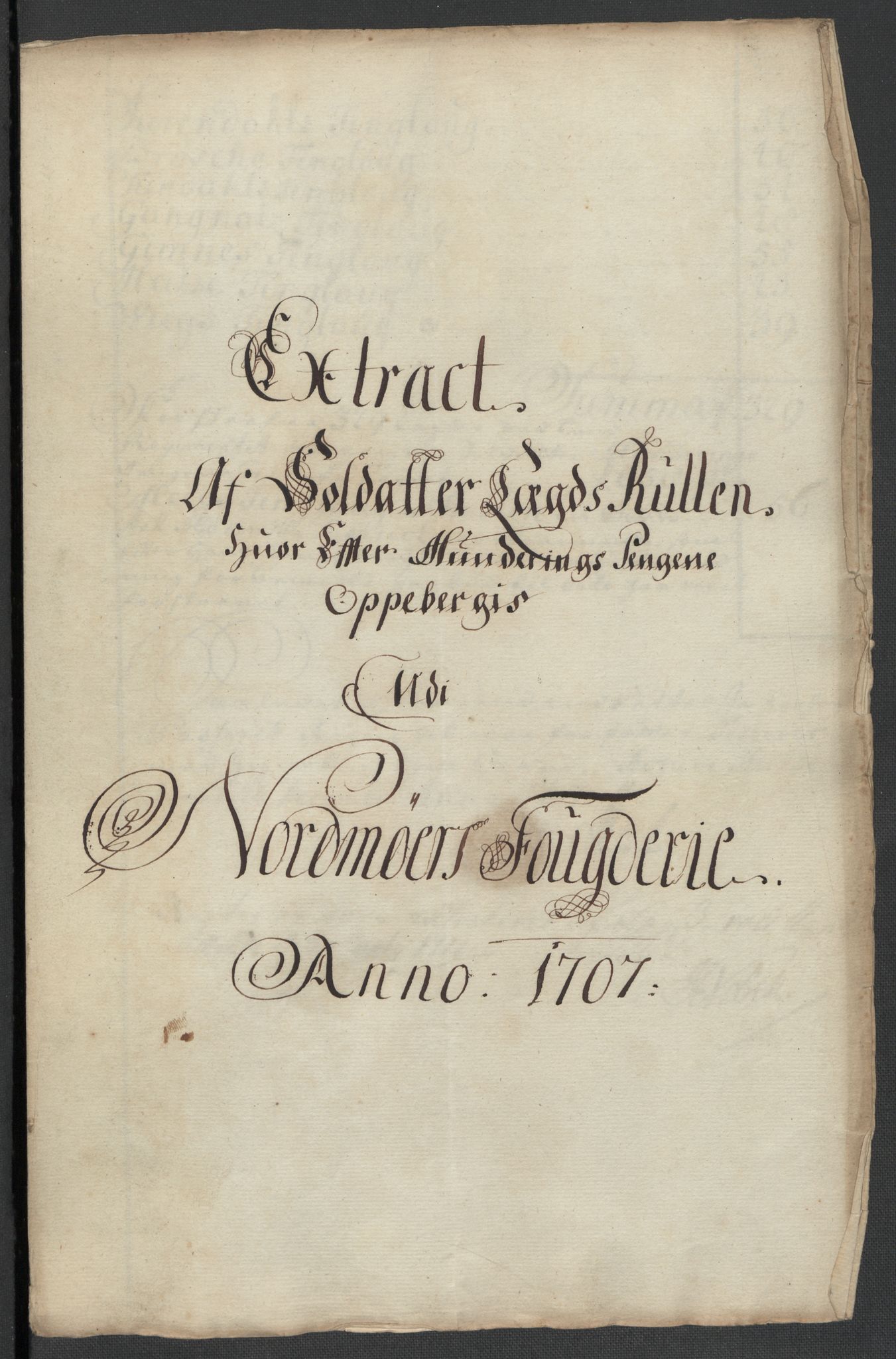 Rentekammeret inntil 1814, Reviderte regnskaper, Fogderegnskap, RA/EA-4092/R56/L3742: Fogderegnskap Nordmøre, 1706-1707, s. 235