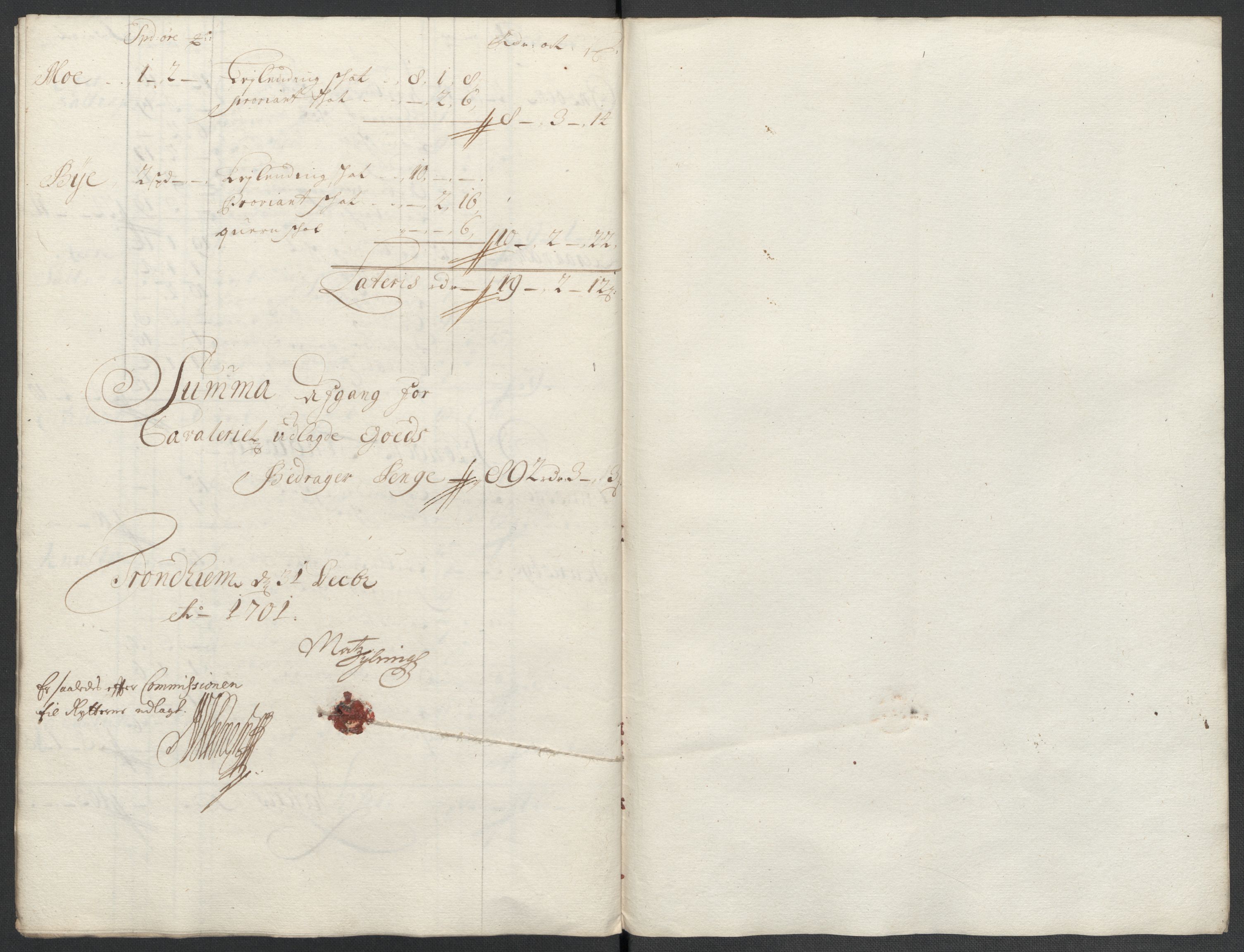 Rentekammeret inntil 1814, Reviderte regnskaper, Fogderegnskap, AV/RA-EA-4092/R61/L4108: Fogderegnskap Strinda og Selbu, 1701-1703, s. 78