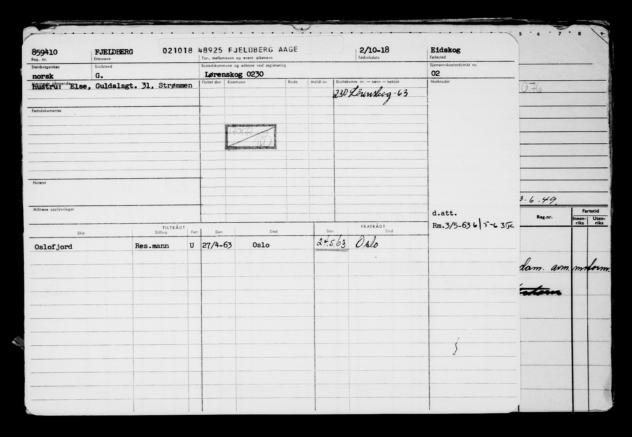 Direktoratet for sjømenn, AV/RA-S-3545/G/Gb/L0163: Hovedkort, 1918, s. 28