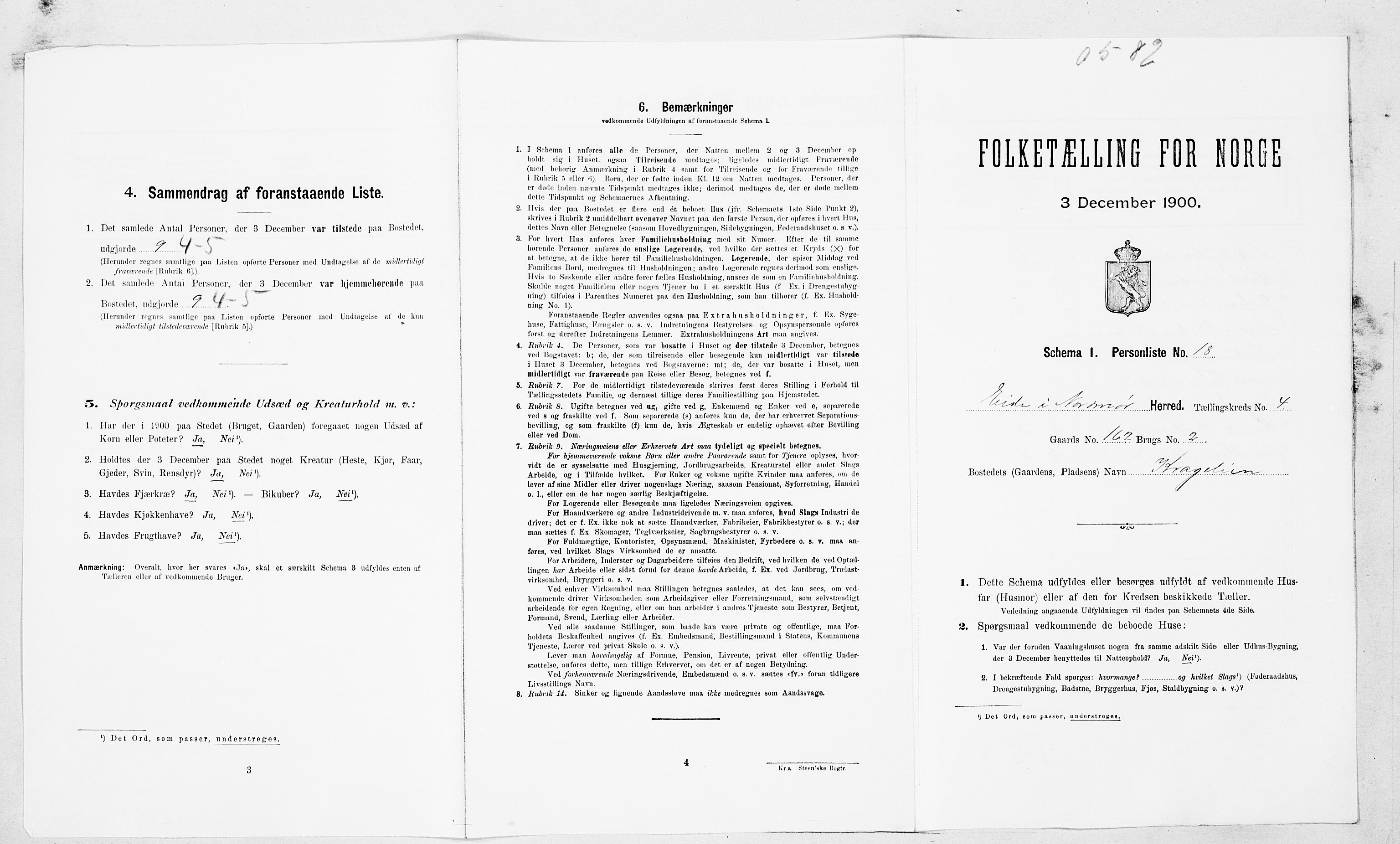 SAT, Folketelling 1900 for 1551 Eide herred, 1900, s. 270