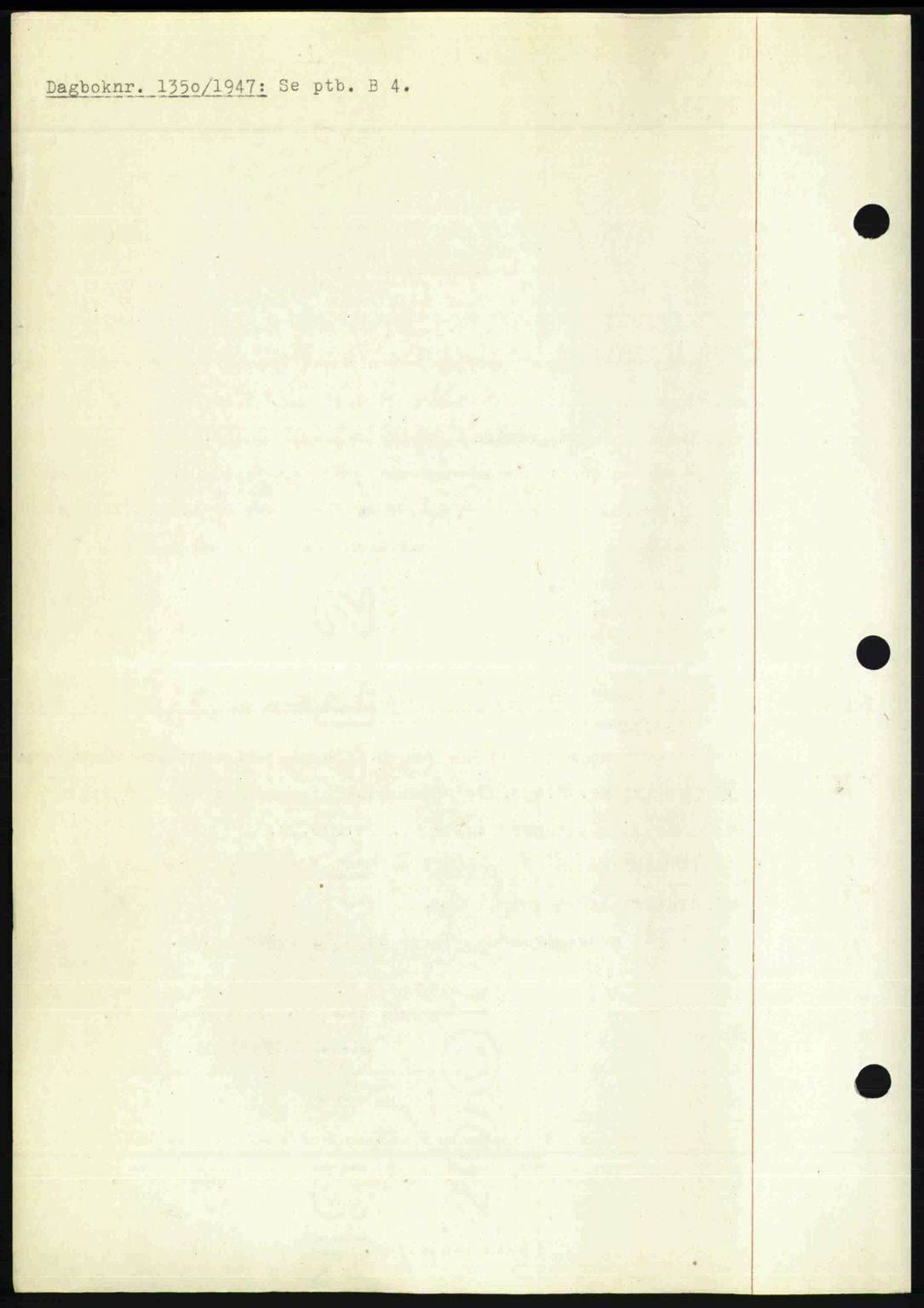 Nedenes sorenskriveri, SAK/1221-0006/G/Gb/Gba/L0058: Pantebok nr. A10, 1947-1948, Dagboknr: 1350/1947