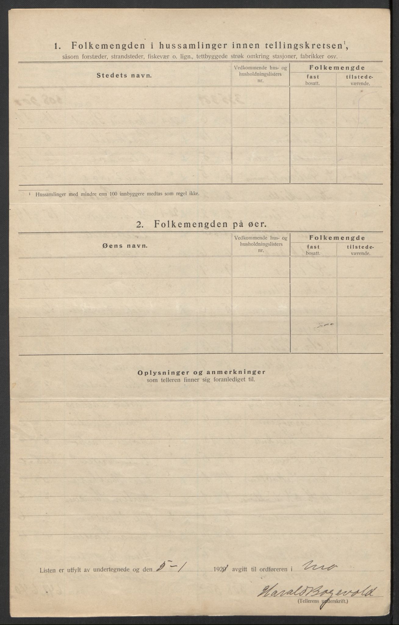 SAT, Folketelling 1920 for 1833 Mo herred, 1920, s. 16