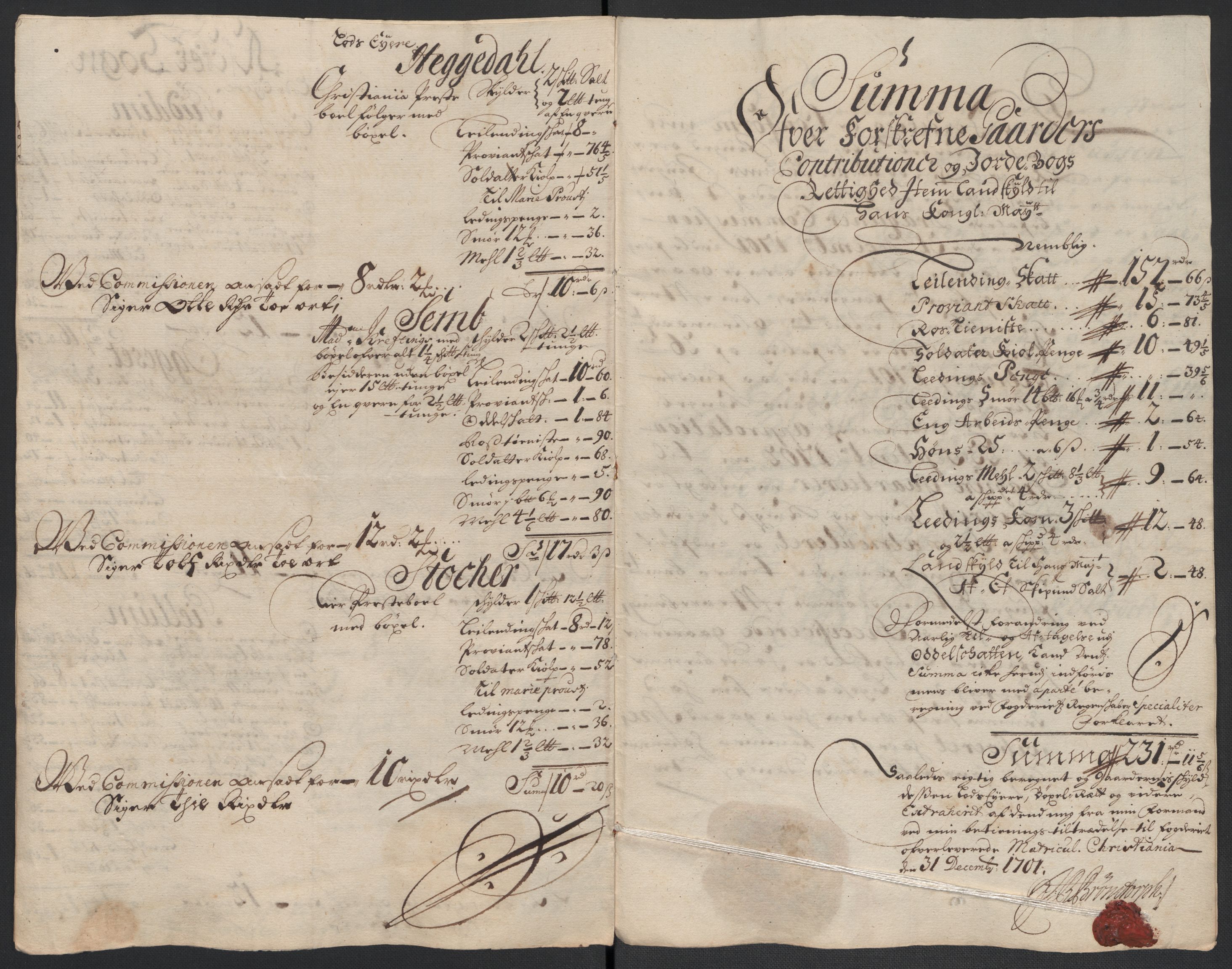 Rentekammeret inntil 1814, Reviderte regnskaper, Fogderegnskap, RA/EA-4092/R10/L0445: Fogderegnskap Aker og Follo, 1703-1704, s. 143