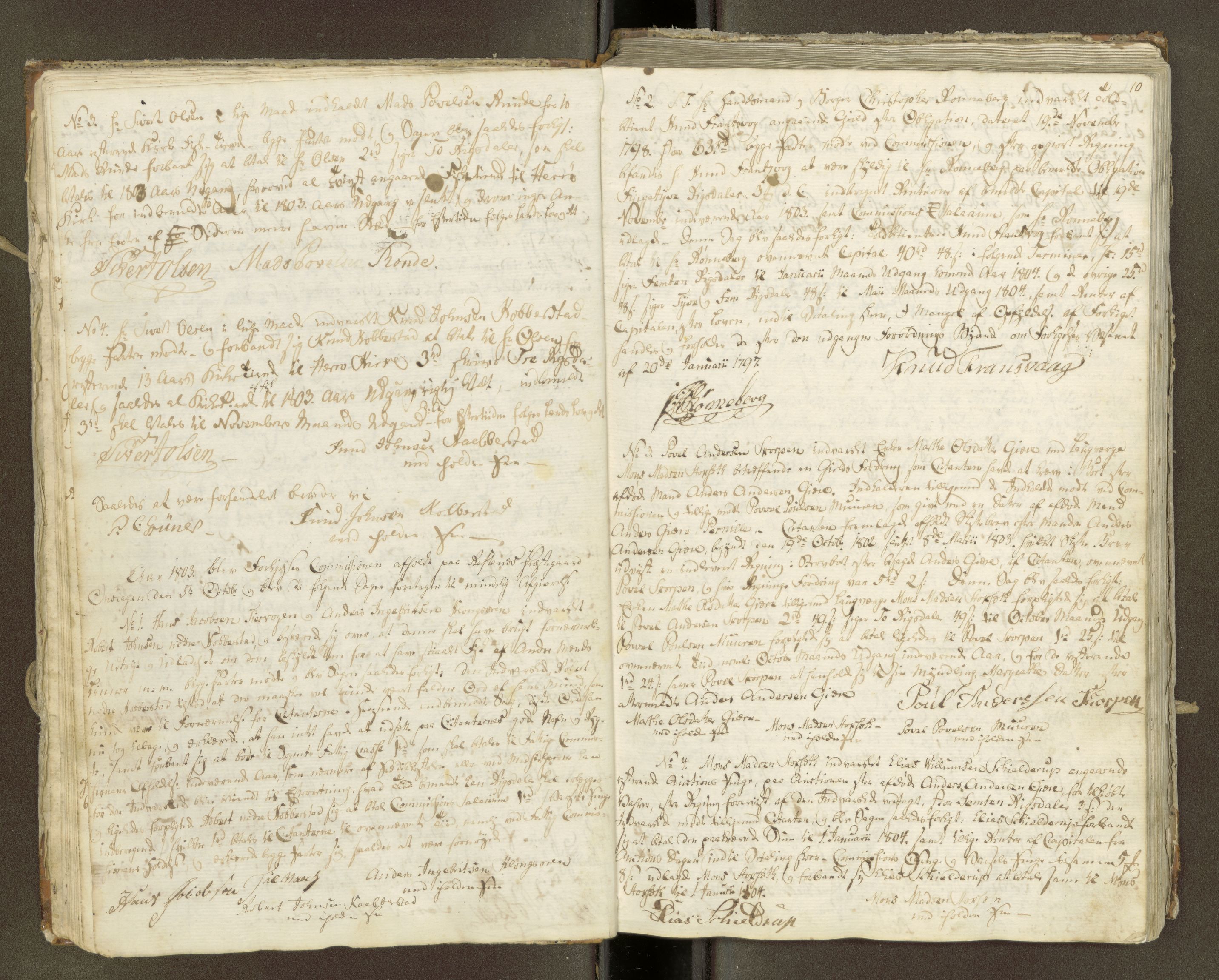 Herøy forliksråd (Møre og Romsdal), AV/SAT-A-2073/A/L0001: Møtebok, 1797-1833, s. 9b-10a