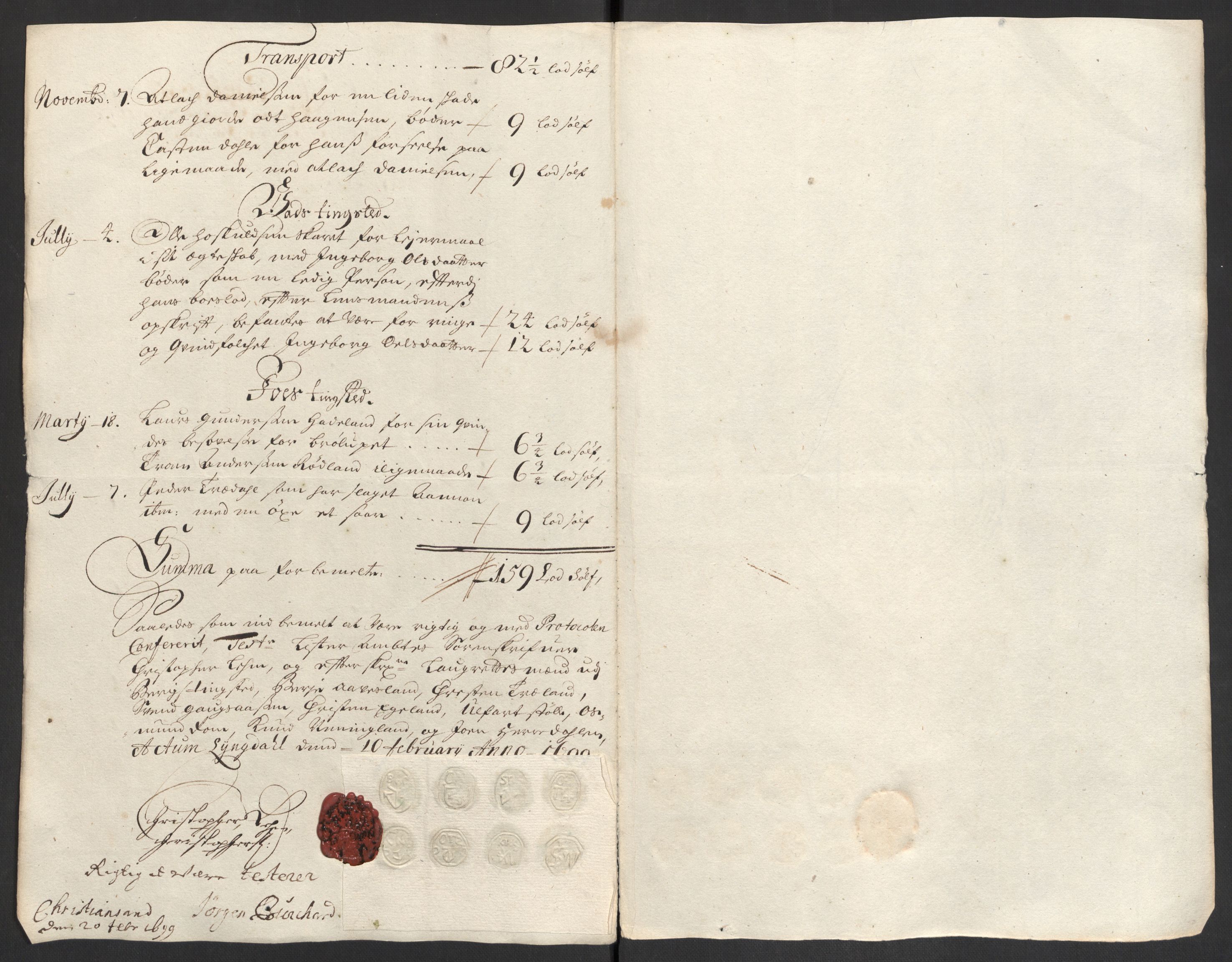 Rentekammeret inntil 1814, Reviderte regnskaper, Fogderegnskap, RA/EA-4092/R43/L2547: Fogderegnskap Lista og Mandal, 1698-1699, s. 28