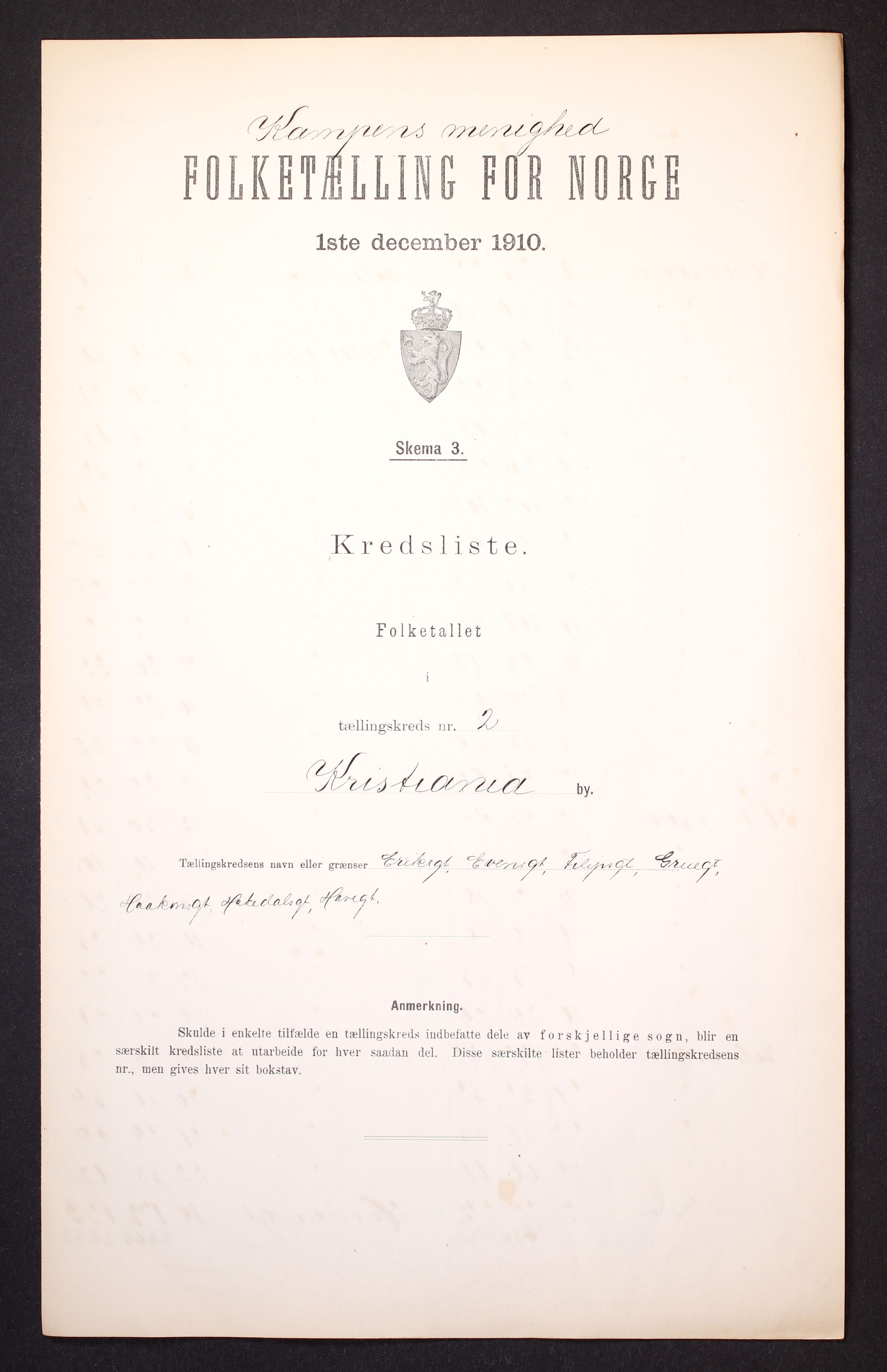 RA, Folketelling 1910 for 0301 Kristiania kjøpstad, 1910, s. 473