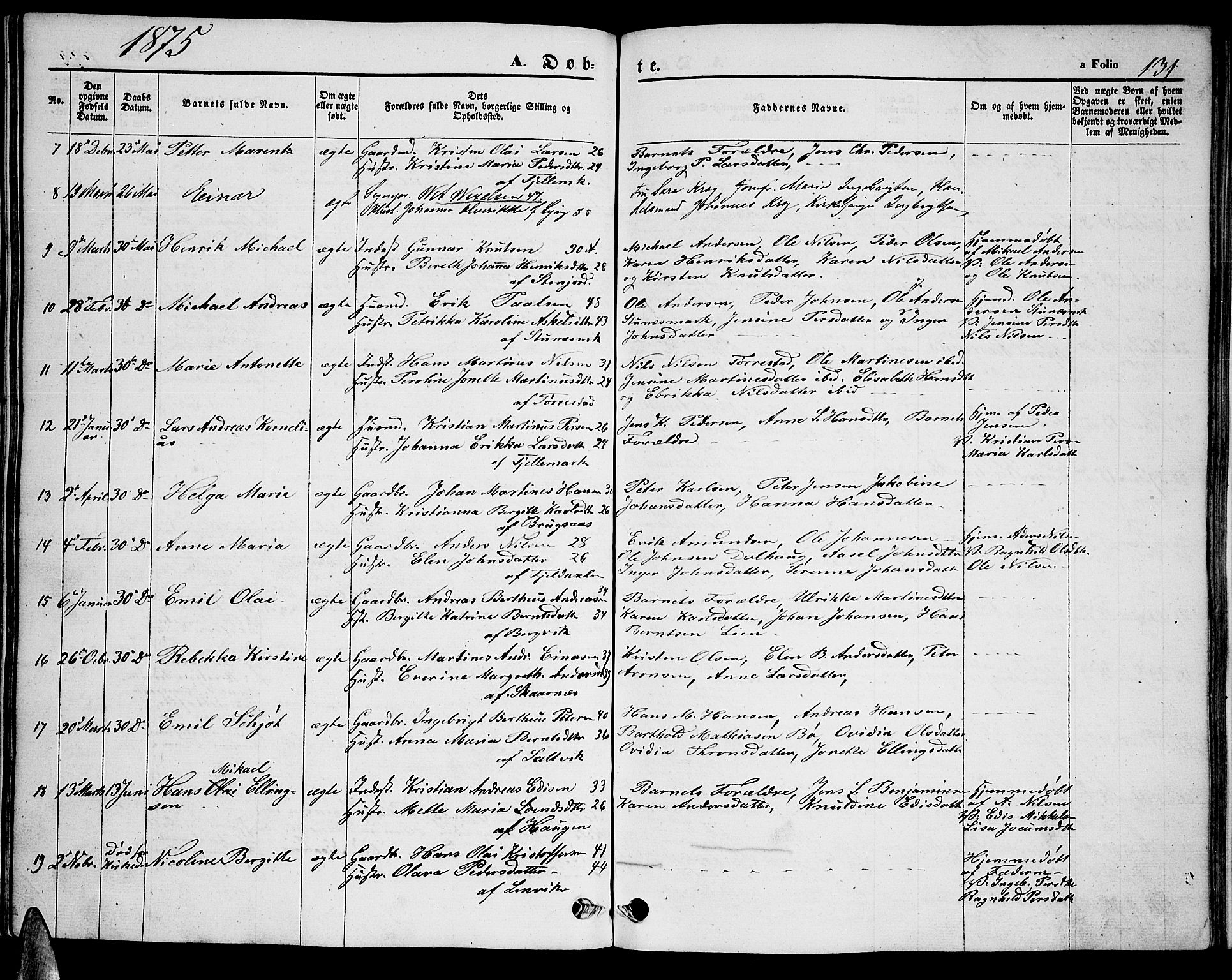 Ministerialprotokoller, klokkerbøker og fødselsregistre - Nordland, AV/SAT-A-1459/863/L0912: Klokkerbok nr. 863C02, 1858-1876, s. 131