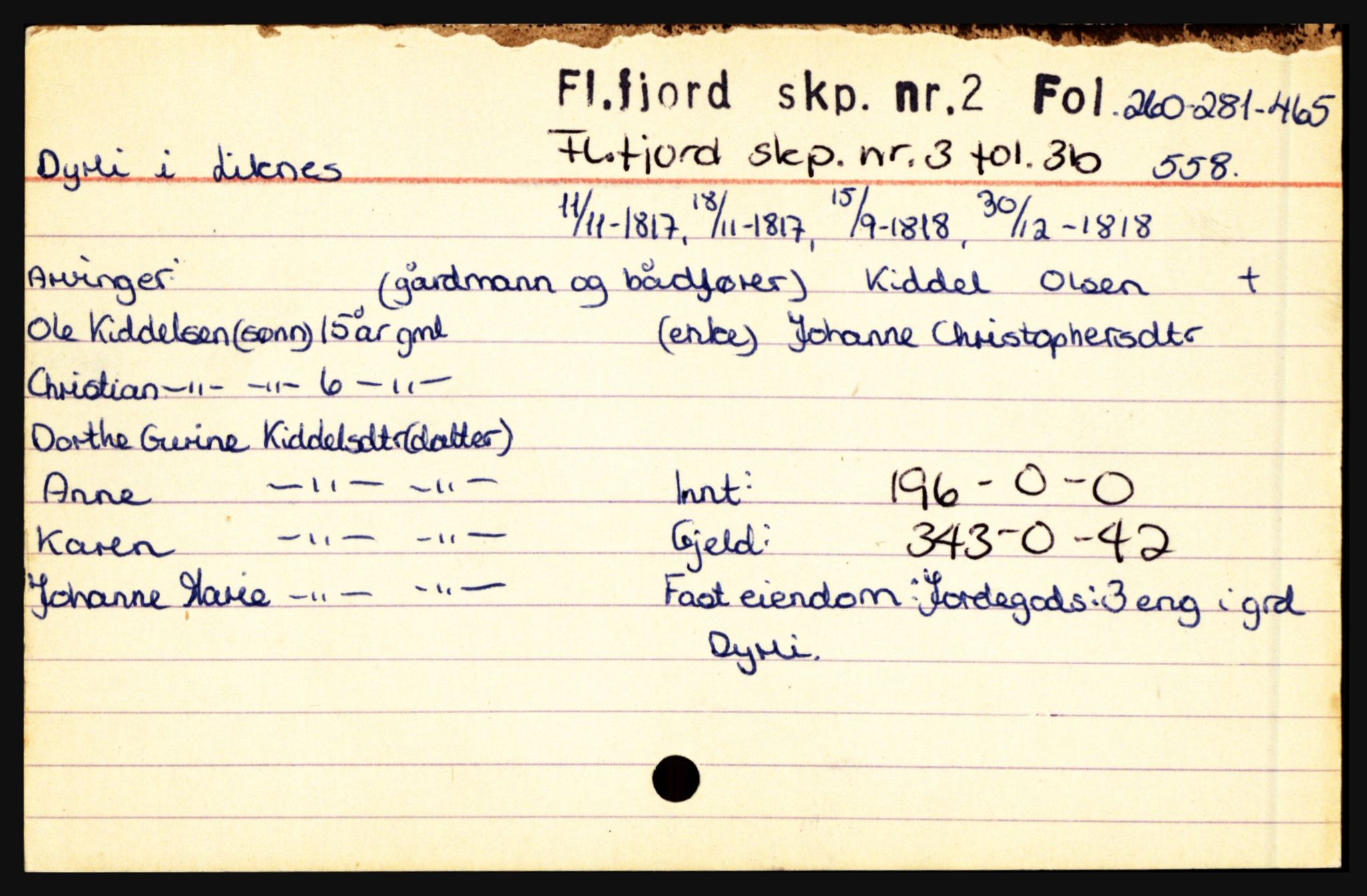 Flekkefjord sorenskriveri, AV/SAK-1221-0001/H, s. 143