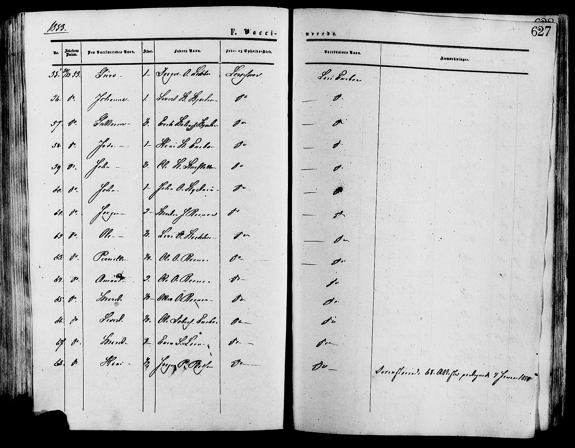 Lesja prestekontor, AV/SAH-PREST-068/H/Ha/Haa/L0008: Ministerialbok nr. 8, 1854-1880, s. 627