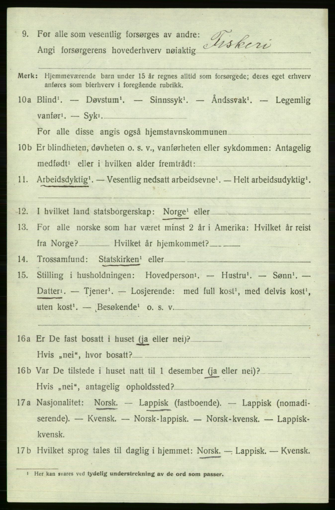 SATØ, Folketelling 1920 for 2016 Sørøysund herred, 1920, s. 2569