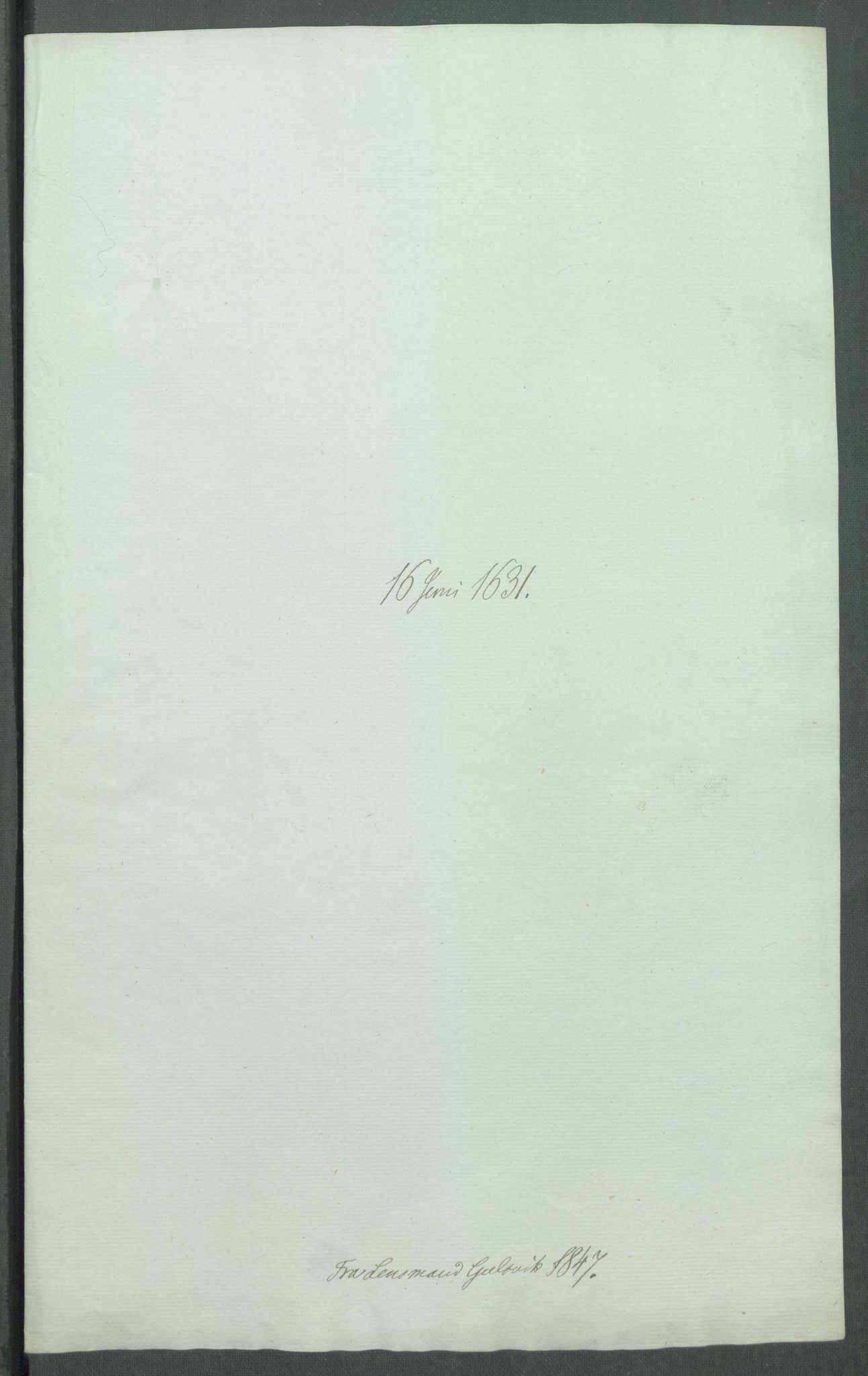 Riksarkivets diplomsamling, AV/RA-EA-5965/F02/L0140: Dokumenter, 1631, s. 85