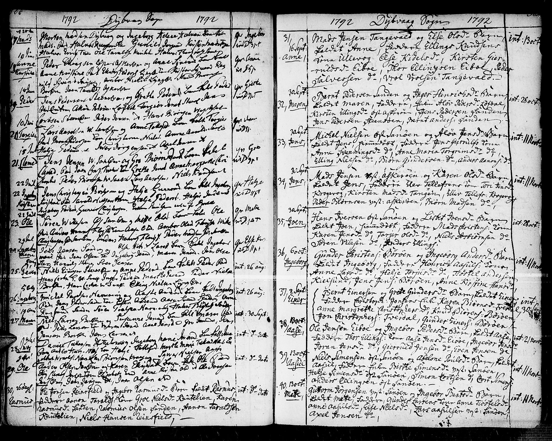 Dypvåg sokneprestkontor, AV/SAK-1111-0007/F/Fa/Faa/L0001: Ministerialbok nr. A 1 /1, 1765-1798, s. 564-565