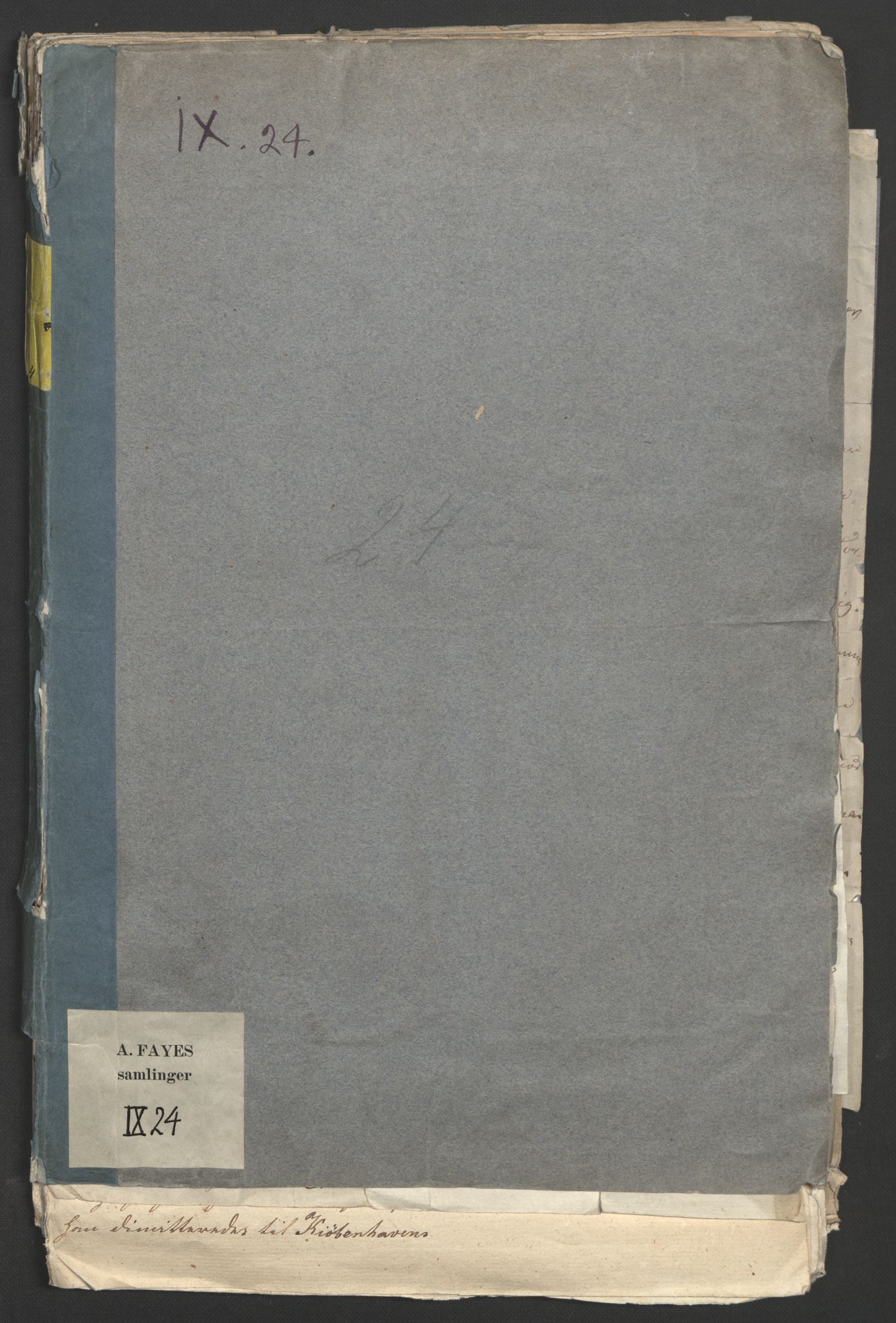 Faye, Andreas, AV/RA-PA-0015/F/Fh/L0029A/0001: -- / Actstykker og breve som bidrag til Jacob Aalls biographi, s. 3