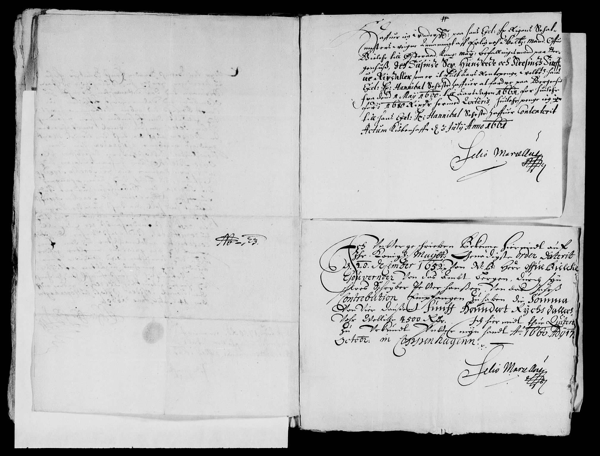 Rentekammeret inntil 1814, Reviderte regnskaper, Lensregnskaper, AV/RA-EA-5023/R/Rb/Rbt/L0150: Bergenhus len, 1657-1661