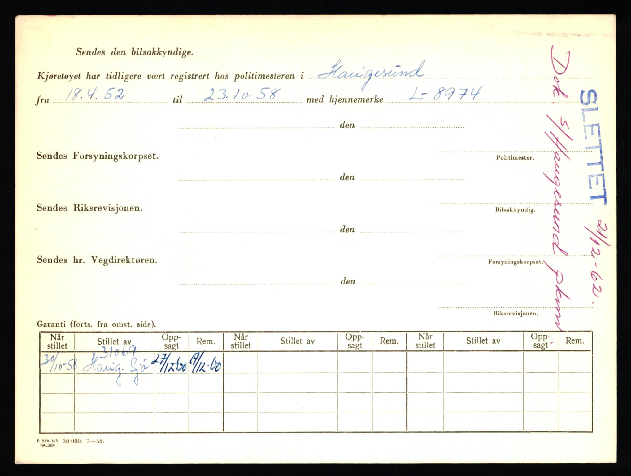 Stavanger trafikkstasjon, AV/SAST-A-101942/0/F/L0065: L-65400 - L-67649, 1930-1971, s. 936