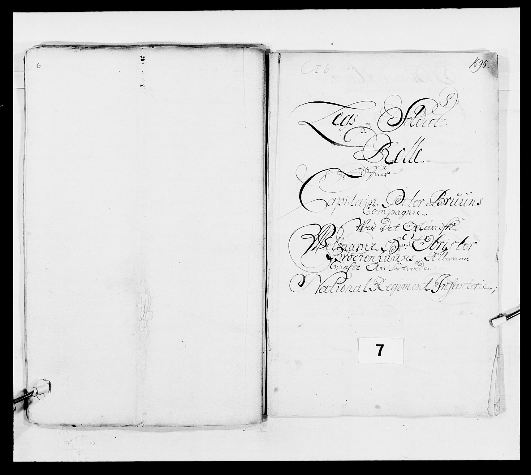 Kommanderende general (KG I) med Det norske krigsdirektorium, AV/RA-EA-5419/E/Ea/L0500: Opplandske regiment, 1696-1697, s. 96