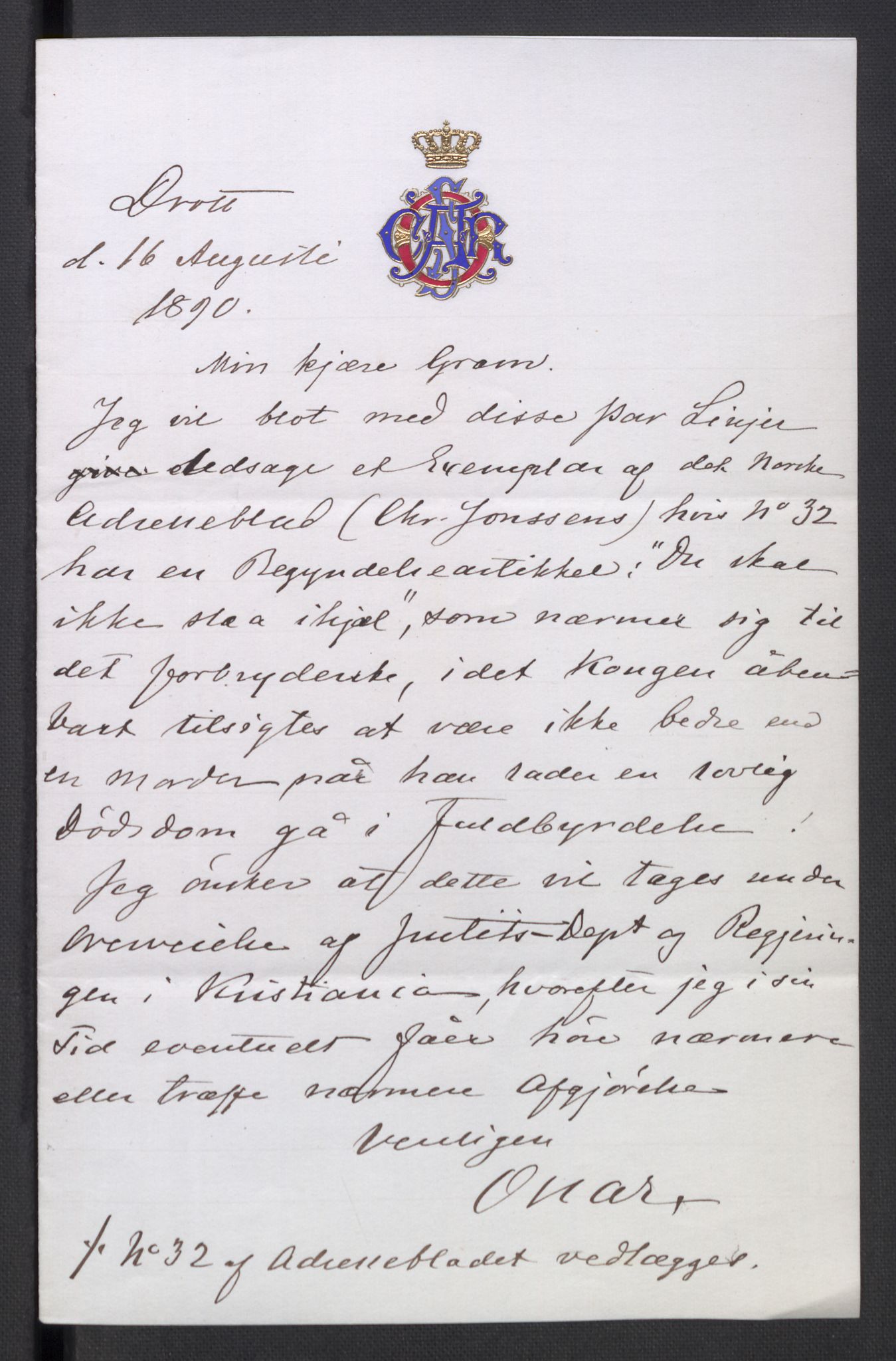 Gramfamilien/Gregers Gram, AV/RA-PA-0596/F/L0001: --, 1877-1924, s. 29