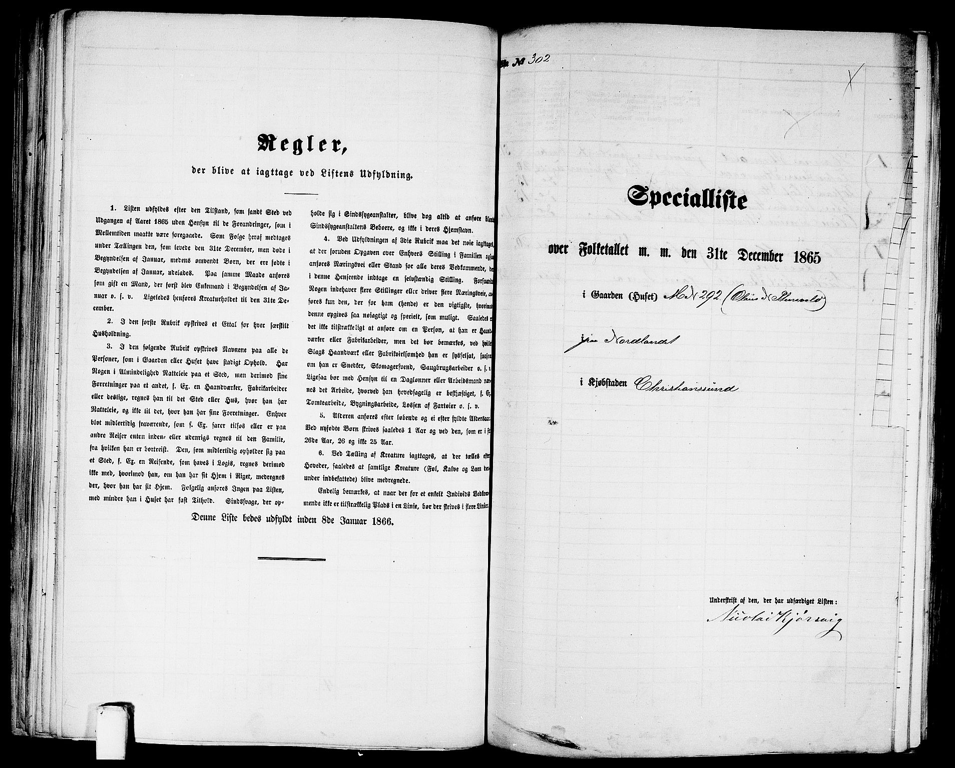 RA, Folketelling 1865 for 1503B Kristiansund prestegjeld, Kristiansund kjøpstad, 1865, s. 617