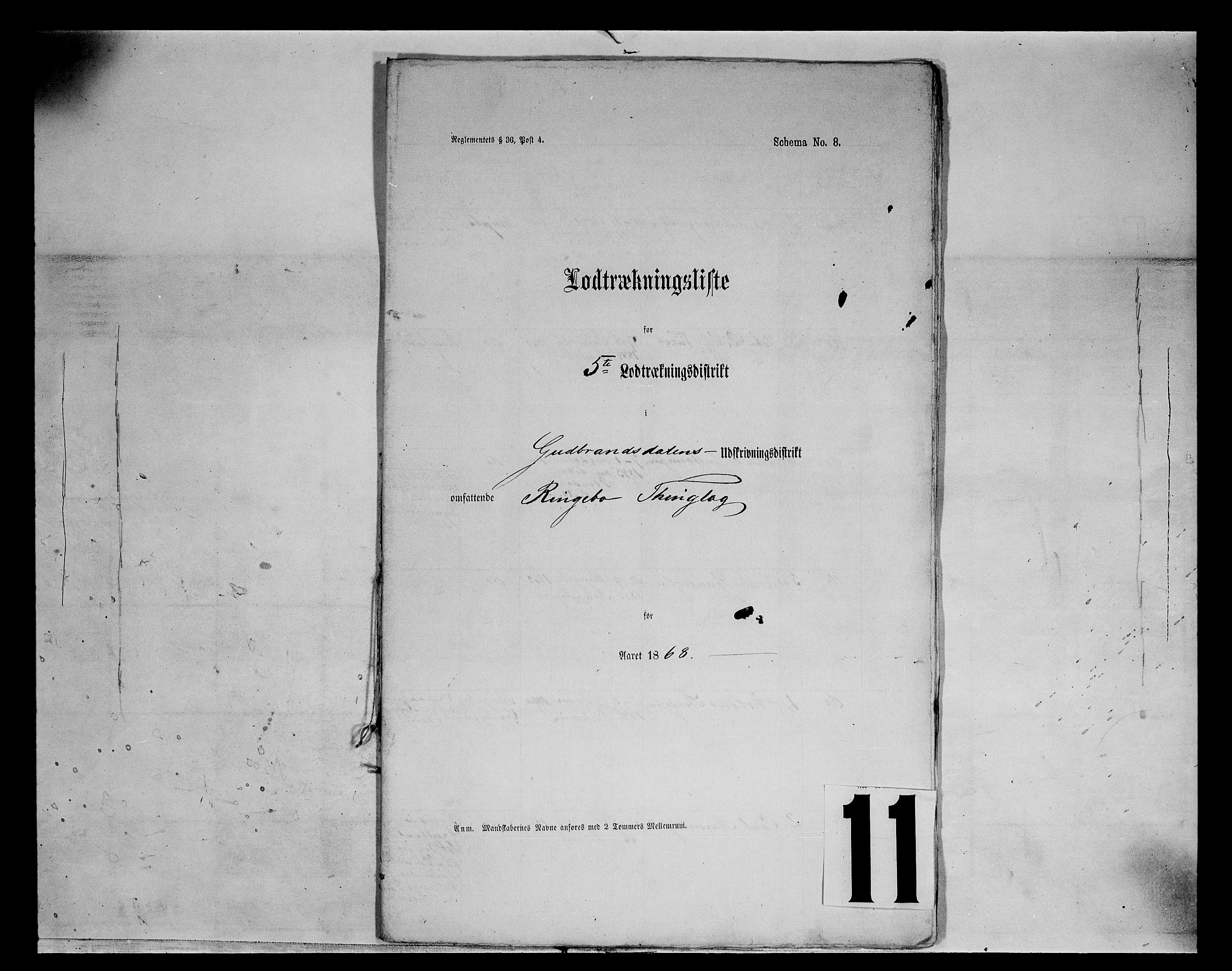 Fylkesmannen i Oppland, SAH/FYO-002/1/K/Kg/L1173: Ringebu og Øyer, 1860-1879, s. 227