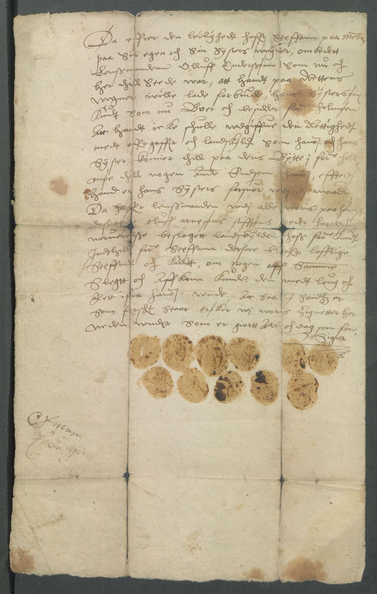 Riksarkivets diplomsamling, AV/RA-EA-5965/F02/L0114: Dokumenter, 1605, s. 22