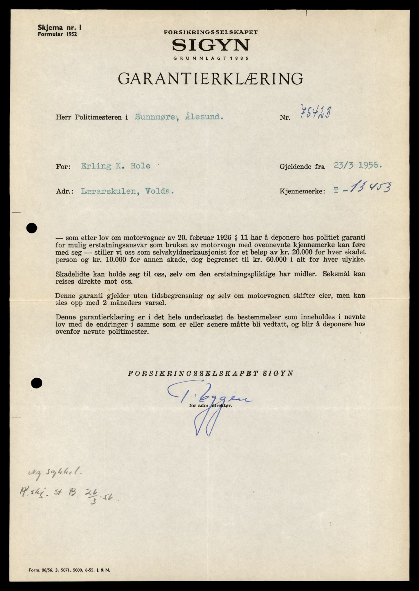 Møre og Romsdal vegkontor - Ålesund trafikkstasjon, AV/SAT-A-4099/F/Fe/L0039: Registreringskort for kjøretøy T 13361 - T 13530, 1927-1998, s. 1591