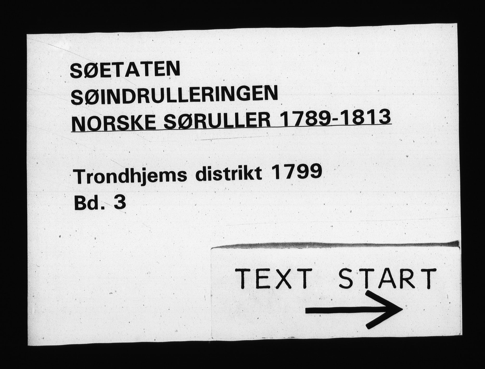 Sjøetaten, AV/RA-EA-3110/F/L0317: Trondheim distrikt, bind 3, 1799