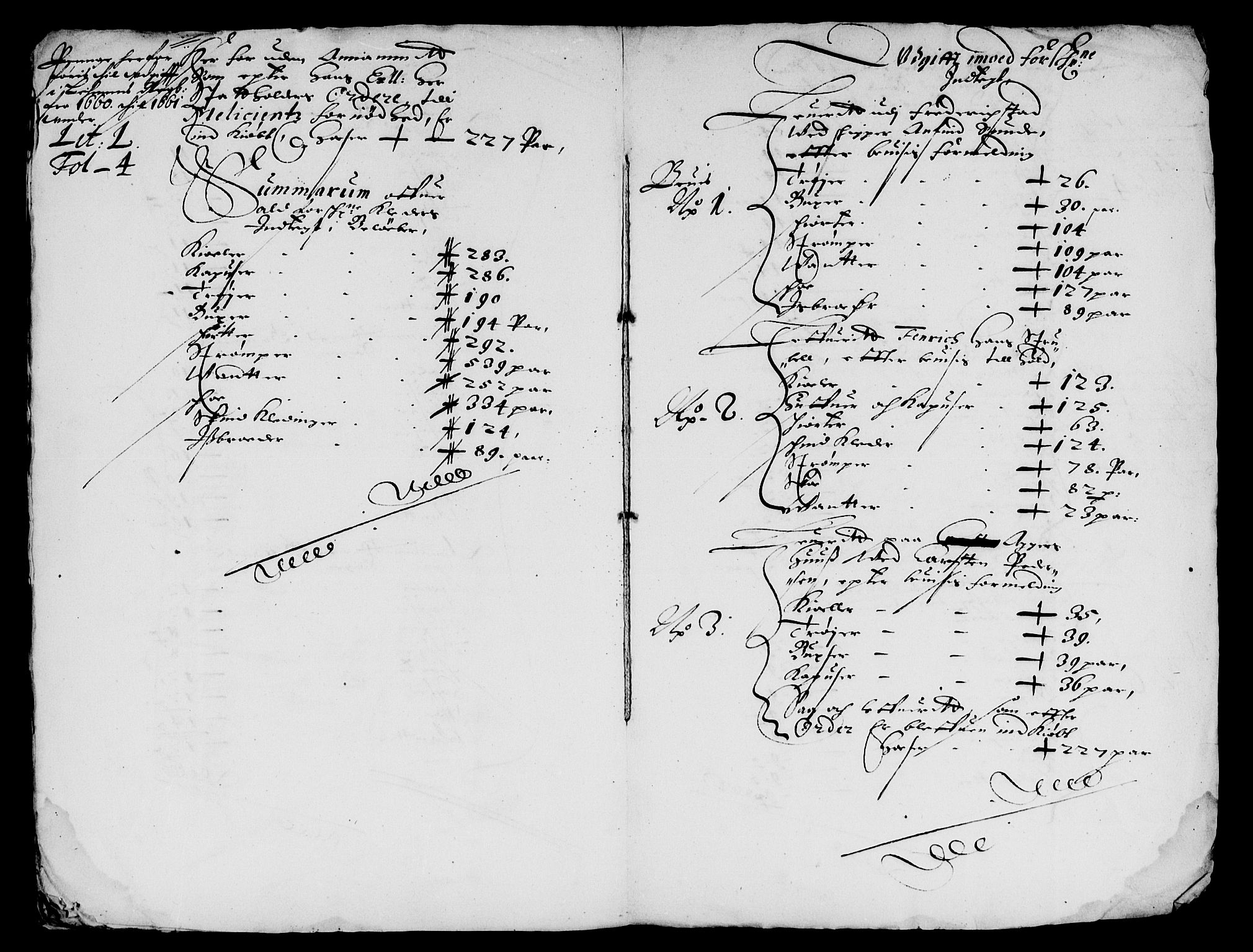 Rentekammeret inntil 1814, Reviderte regnskaper, Lensregnskaper, AV/RA-EA-5023/R/Rb/Rbr/L0023: Lista len, 1660-1661