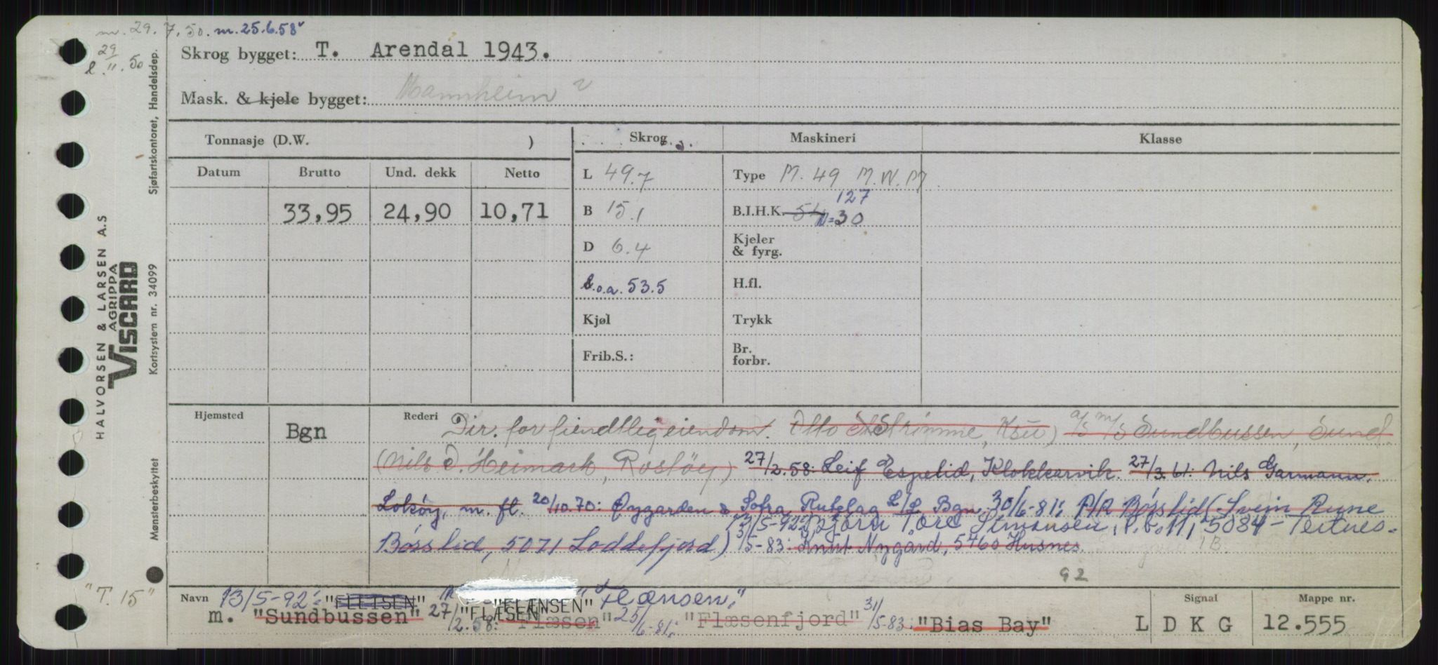 Sjøfartsdirektoratet med forløpere, Skipsmålingen, AV/RA-S-1627/H/Ha/L0002/0001: Fartøy, Eik-Hill / Fartøy, Eik-F, s. 617