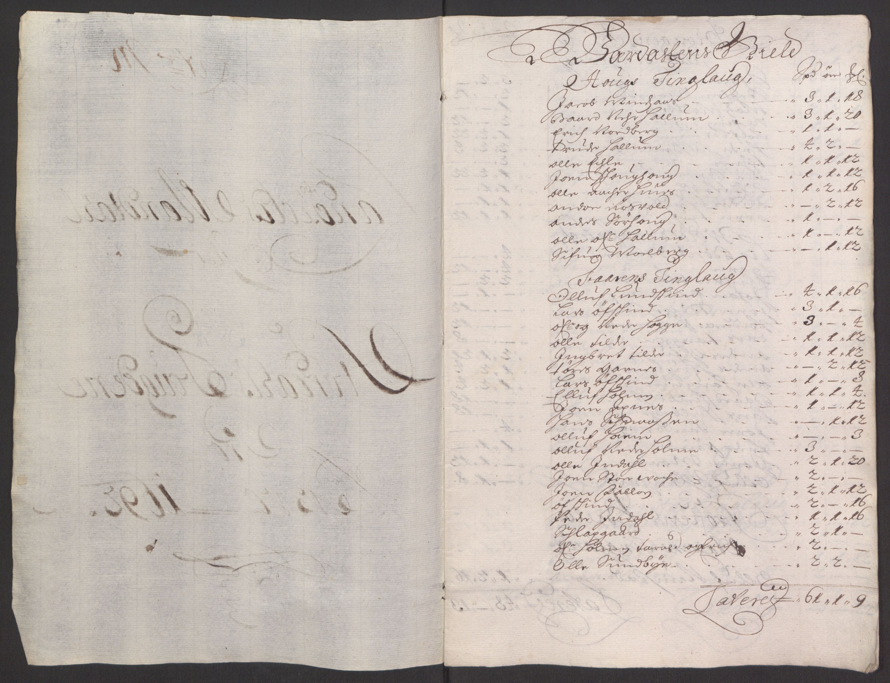 Rentekammeret inntil 1814, Reviderte regnskaper, Fogderegnskap, RA/EA-4092/R62/L4185: Fogderegnskap Stjørdal og Verdal, 1692, s. 203