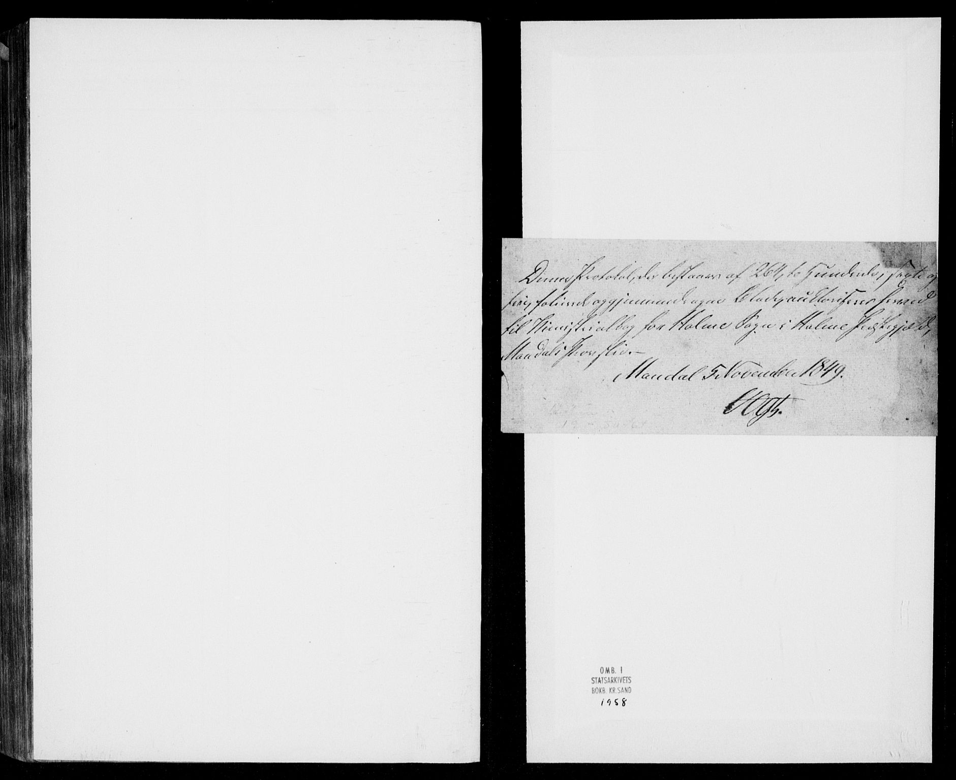Holum sokneprestkontor, SAK/1111-0022/F/Fa/Faa/L0005: Ministerialbok nr. A 5, 1850-1864