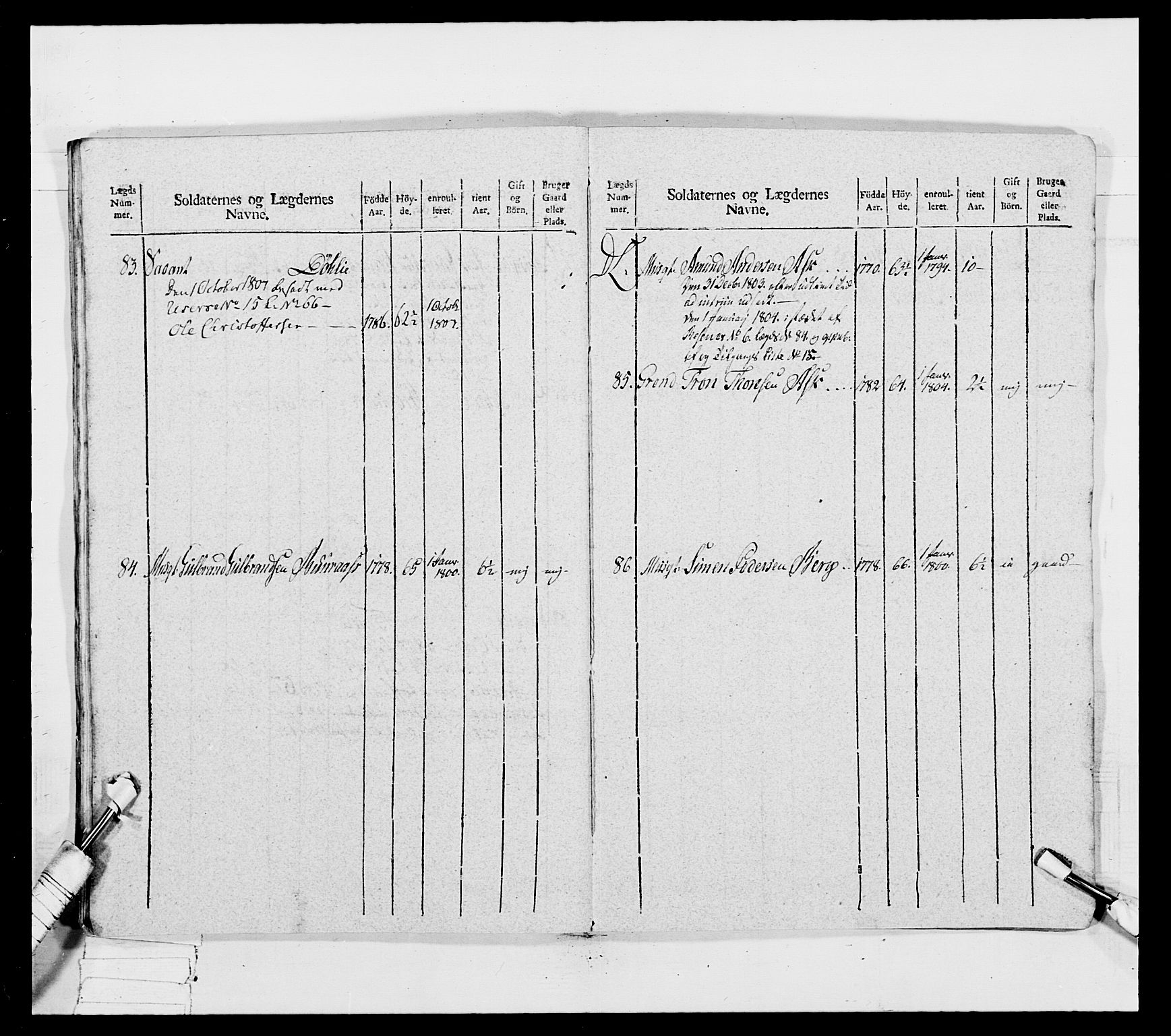 Generalitets- og kommissariatskollegiet, Det kongelige norske kommissariatskollegium, AV/RA-EA-5420/E/Eh/L0032a: Nordafjelske gevorbne infanteriregiment, 1806, s. 278