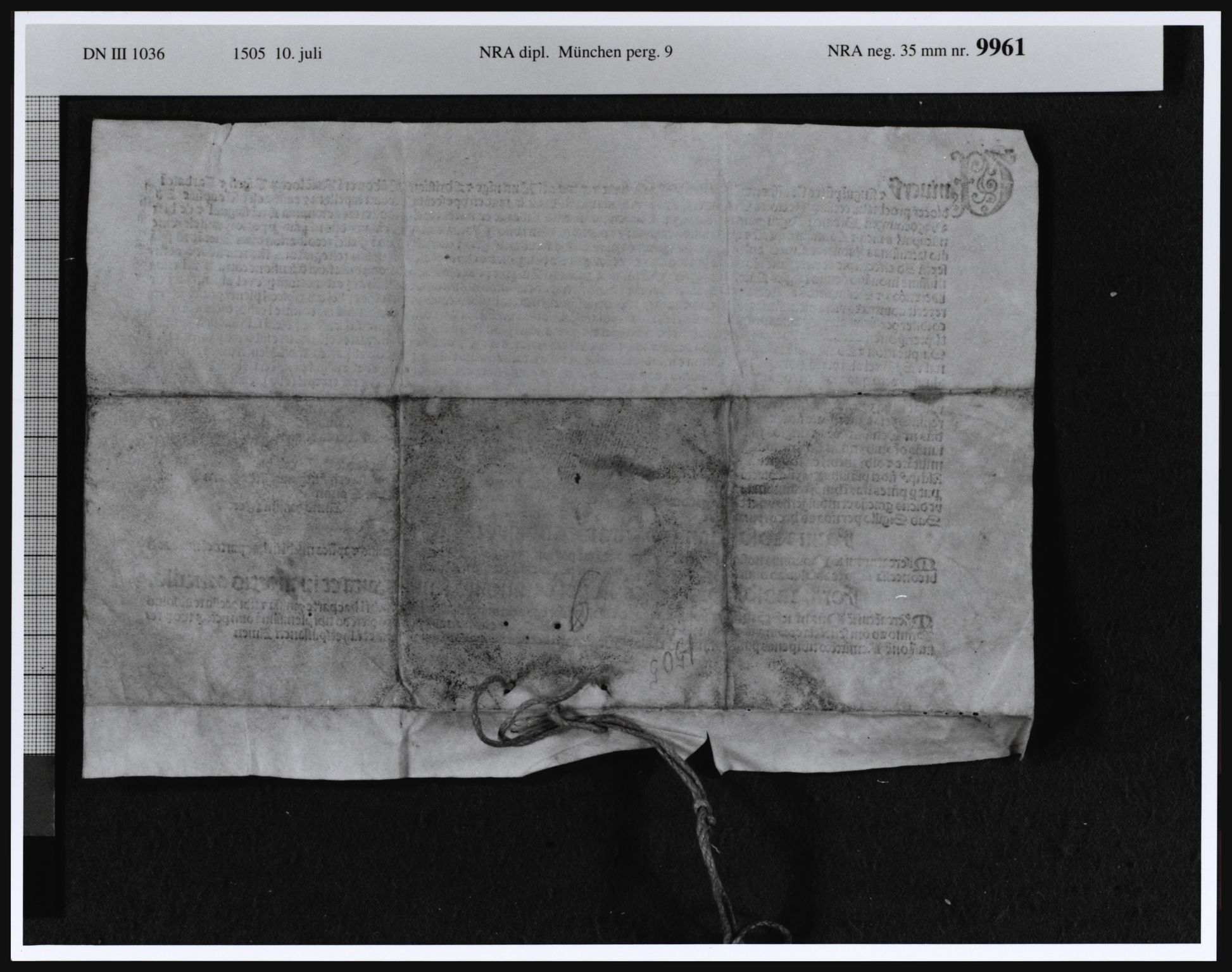 Riksarkivets diplomsamling, AV/RA-EA-5965/F13/F13a/L0002: Pergament nr. 9, 19, 39-40, 47-48, 1505-1524, s. 2