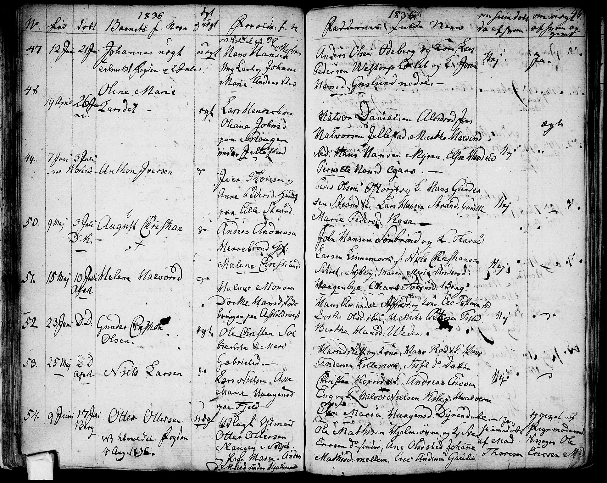 Berg prestekontor Kirkebøker, AV/SAO-A-10902/F/Fa/L0003: Ministerialbok nr. I 3, 1832-1842, s. 46