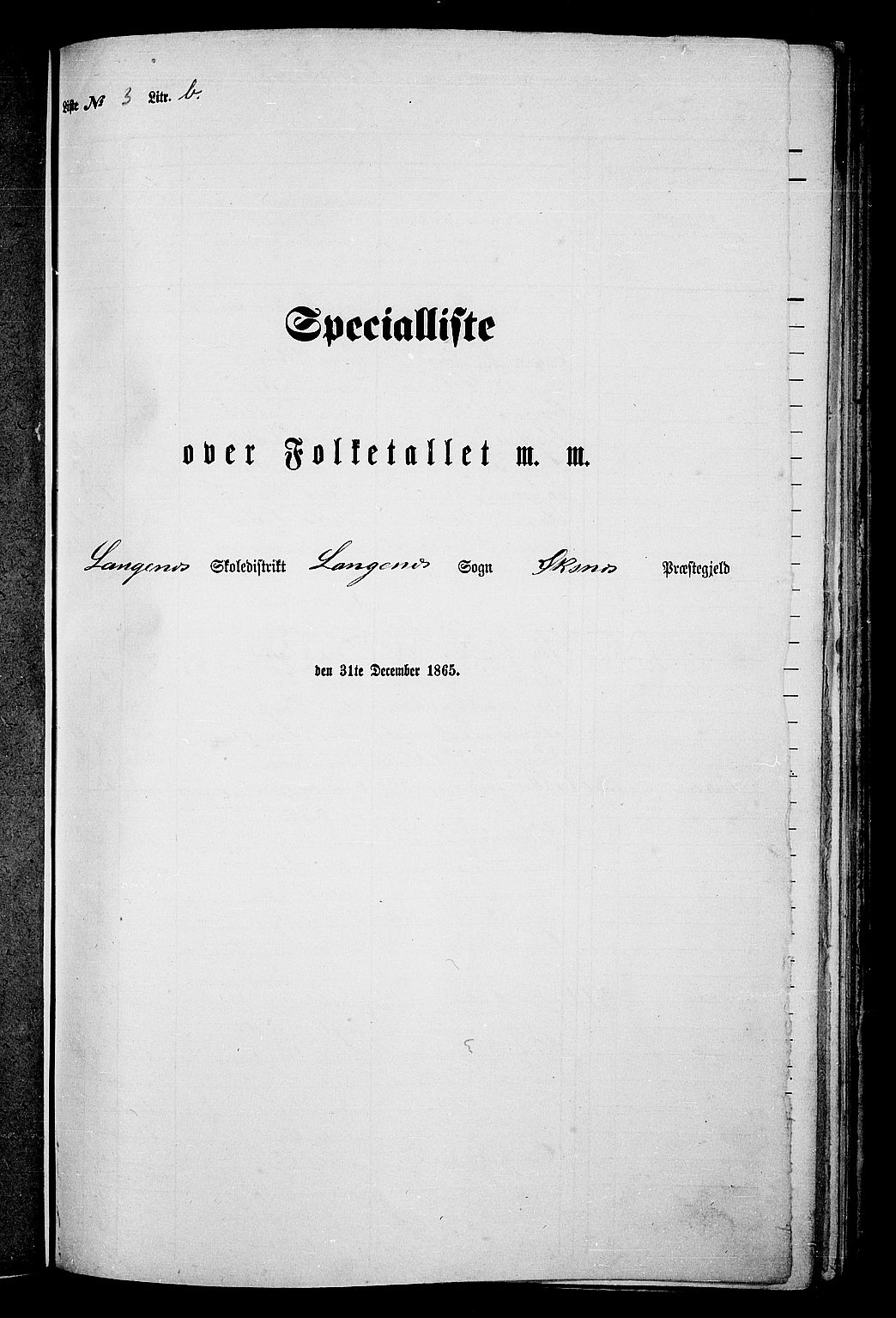 RA, Folketelling 1865 for 1868P Øksnes prestegjeld, 1865, s. 81