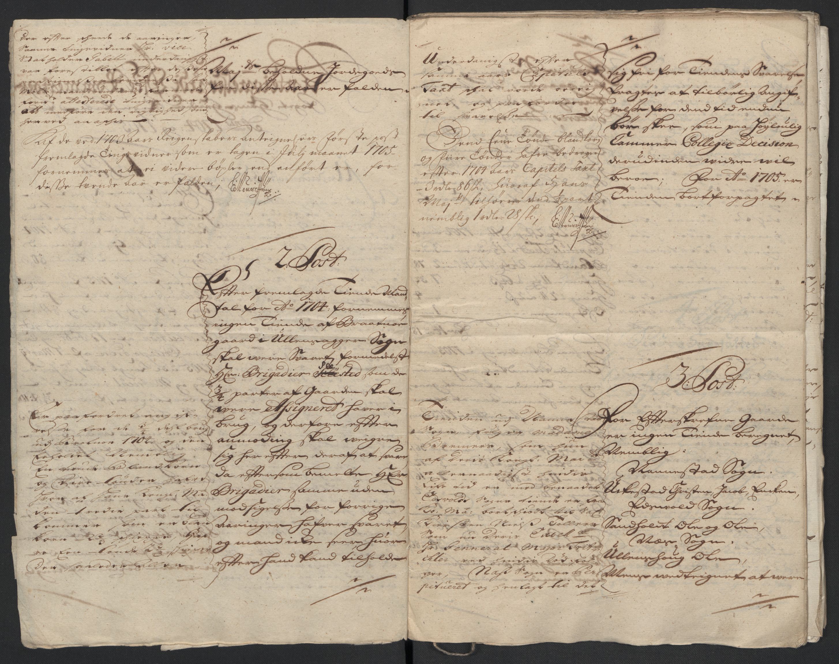 Rentekammeret inntil 1814, Reviderte regnskaper, Fogderegnskap, RA/EA-4092/R12/L0717: Fogderegnskap Øvre Romerike, 1704-1705, s. 410